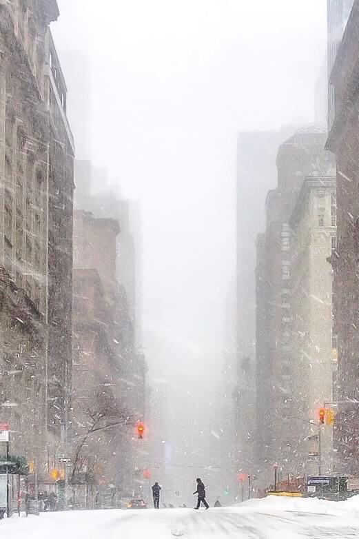 This week’s snowstorm NYC r/pics