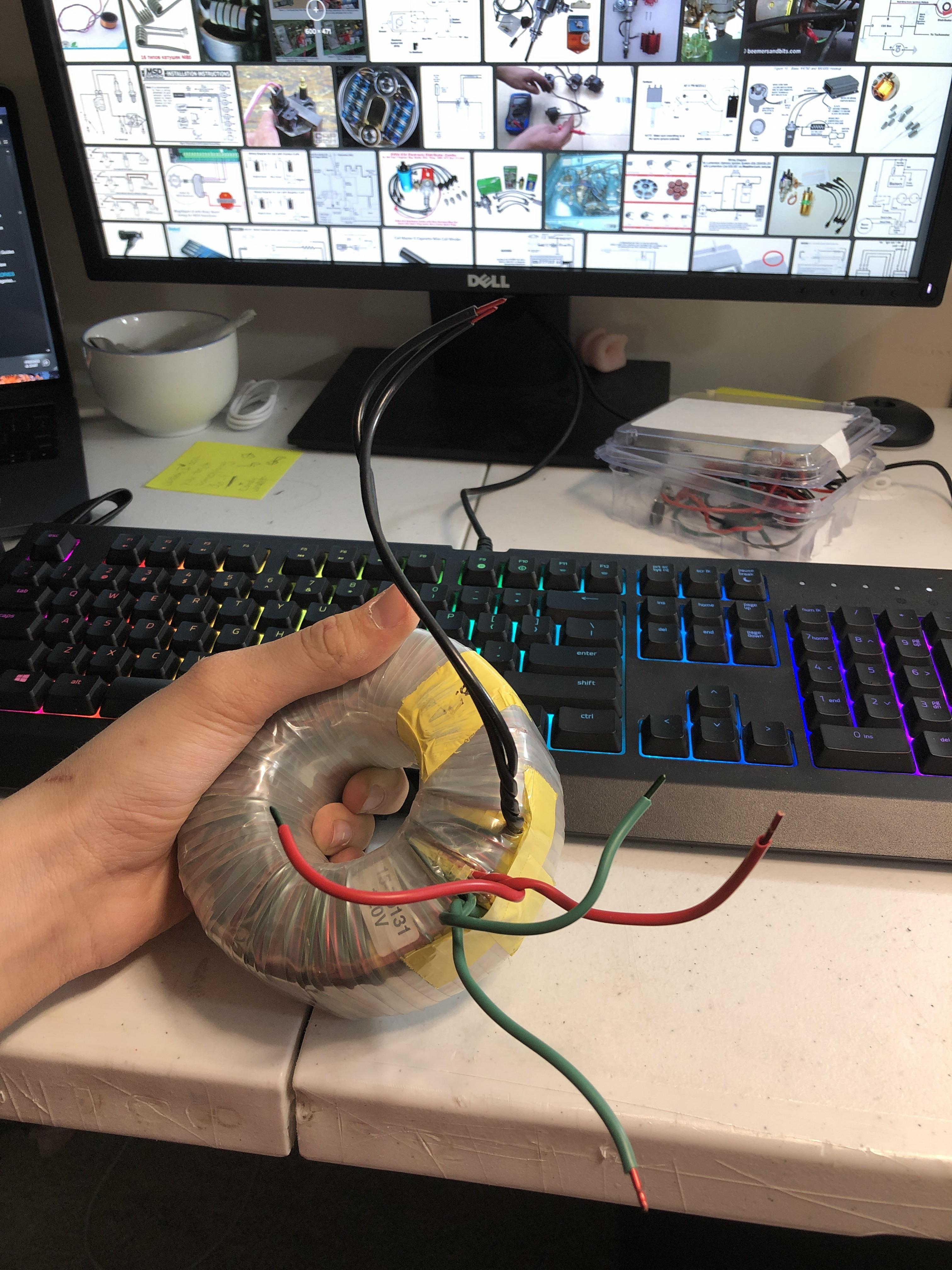 Got this coil, how do I wire it so that I can run electricity though it