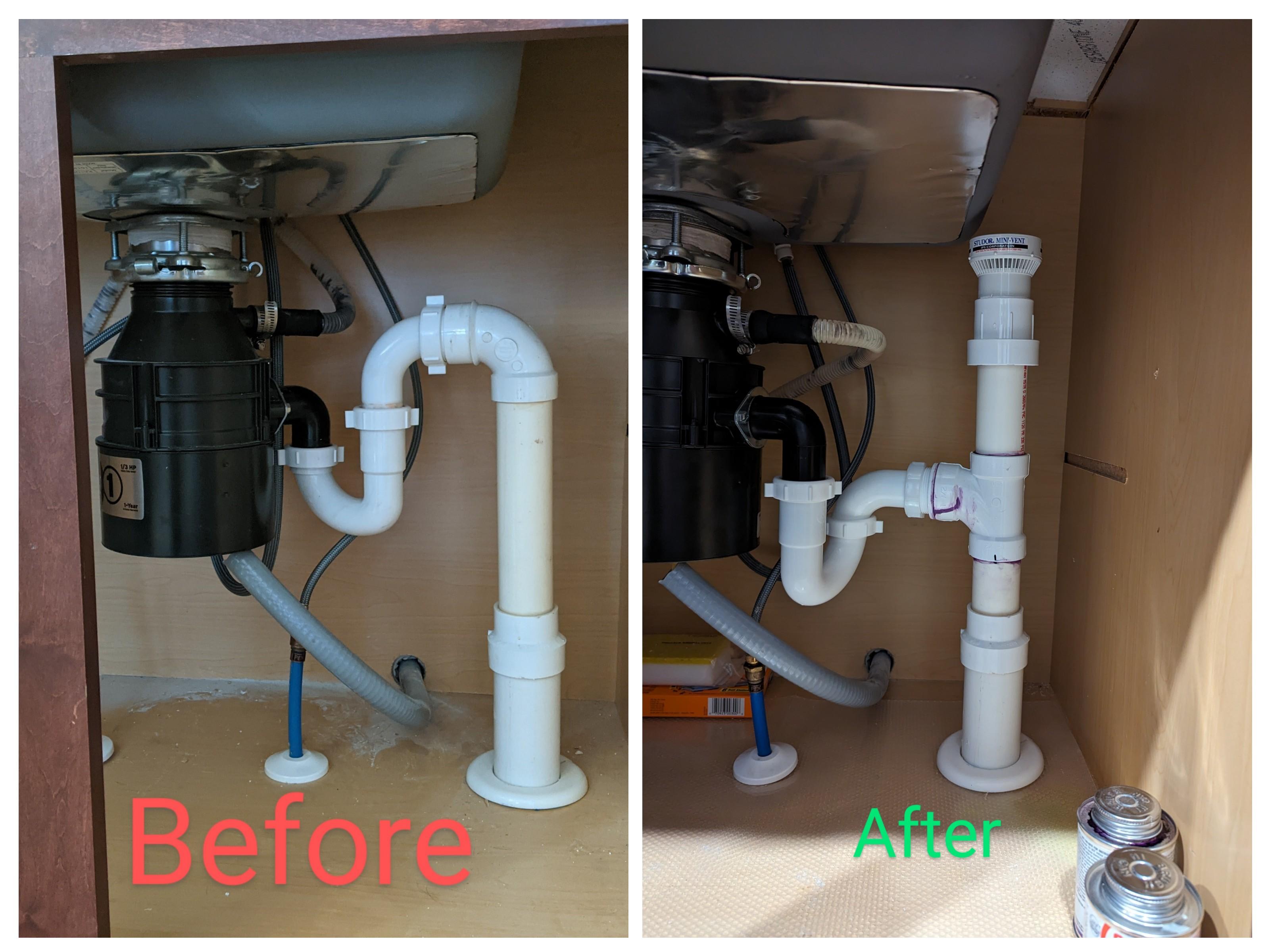 Fixed under sink plumbing. How'd I do? r/Plumbing