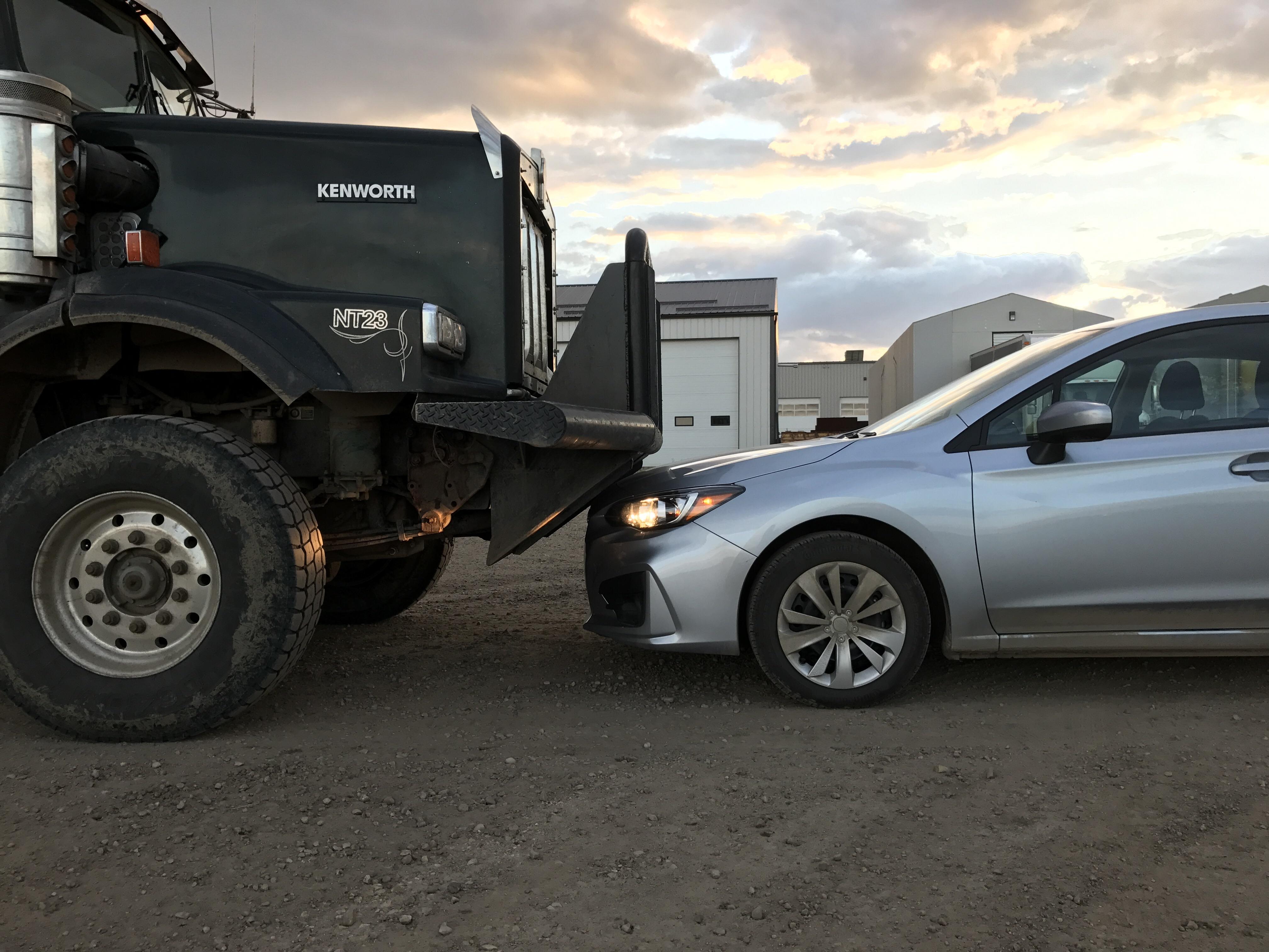 I don't get cut off much in this truck r/Truckers