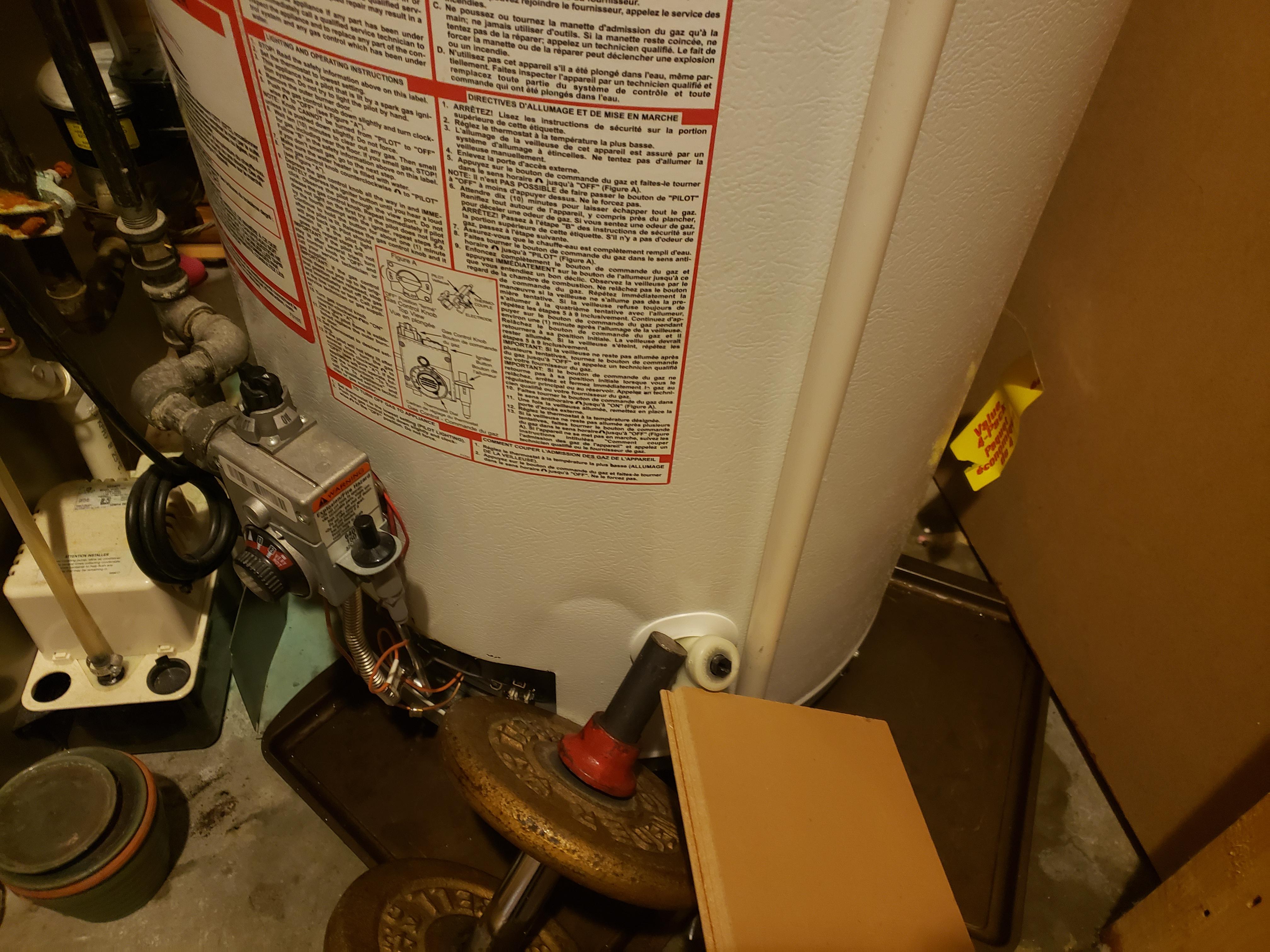 Water heater leaking at drain spigot. Hi all. I can see that something
