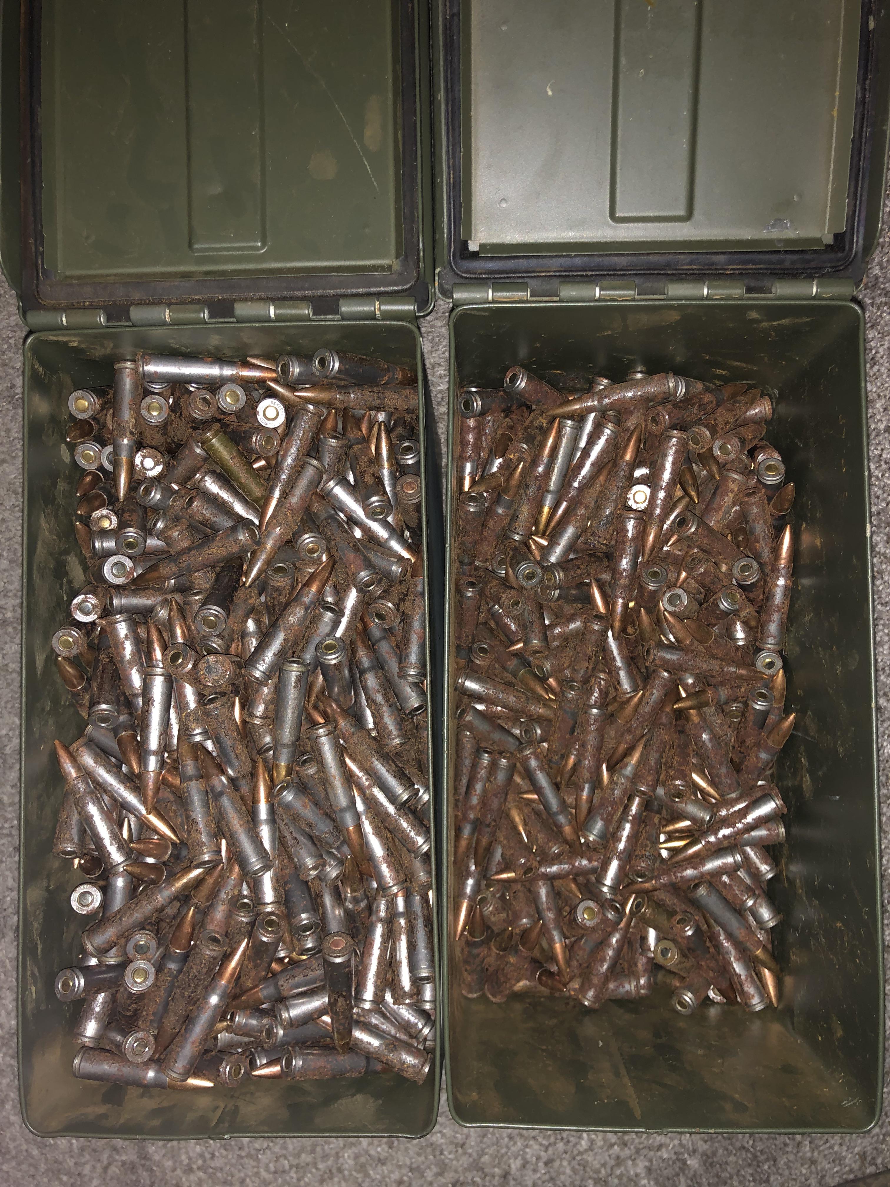 Someone I know found some old ammo that took some water damage