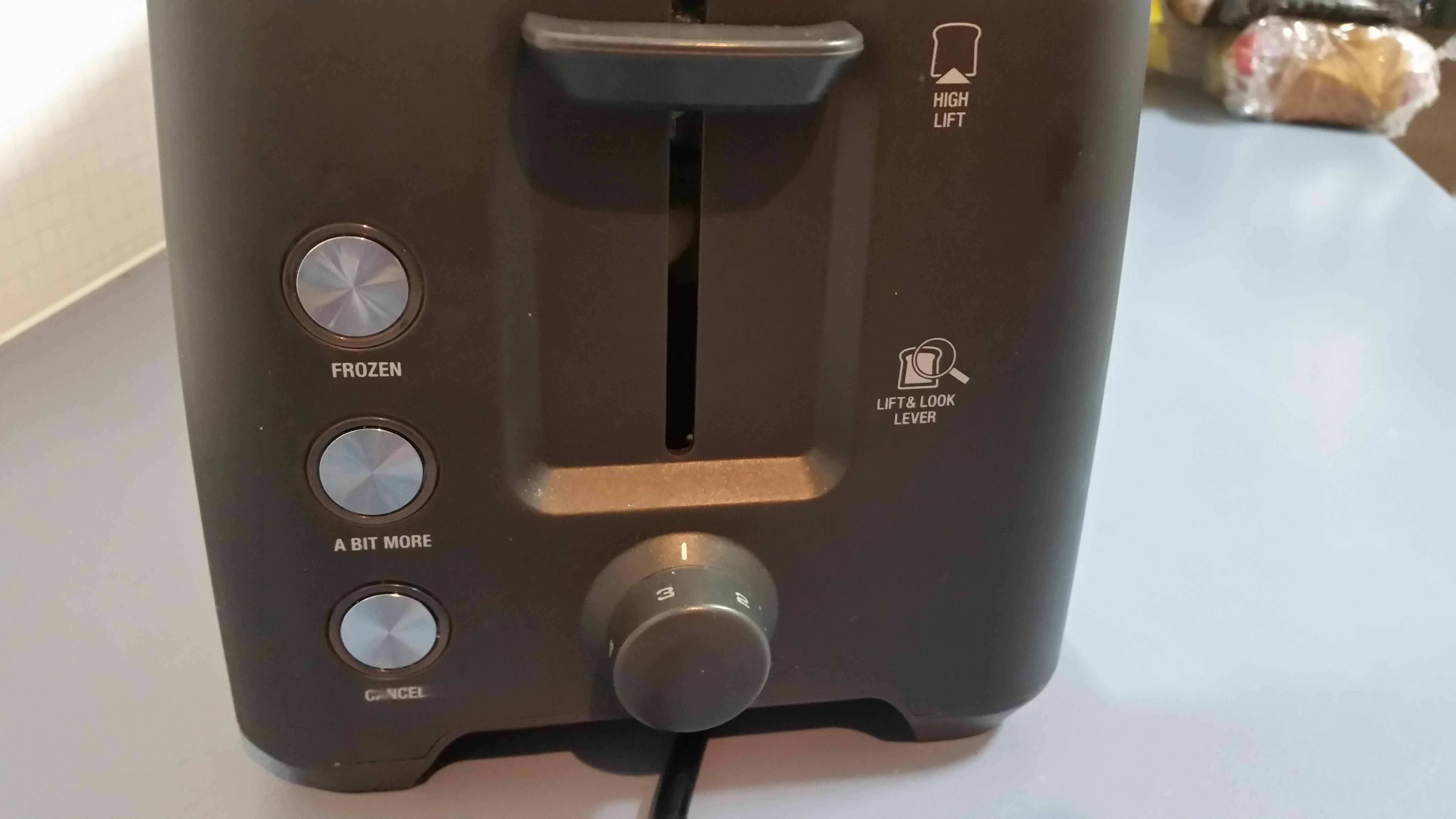 My toaster has a dedicated button for "a bit more" r/mildlyinteresting