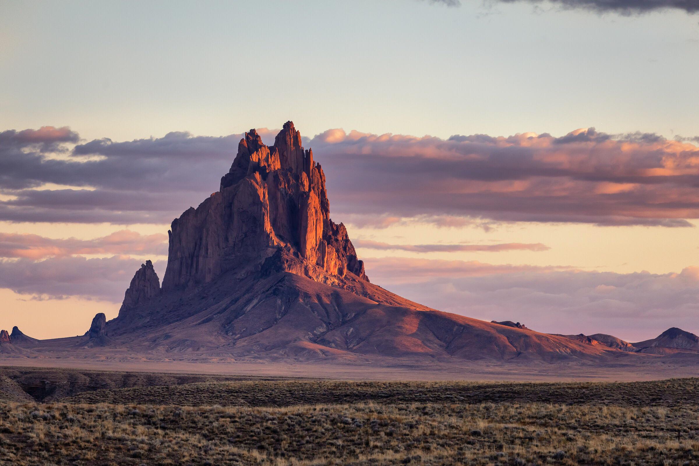 Shiprock NM [OC] [2400x1600] Earth Porn