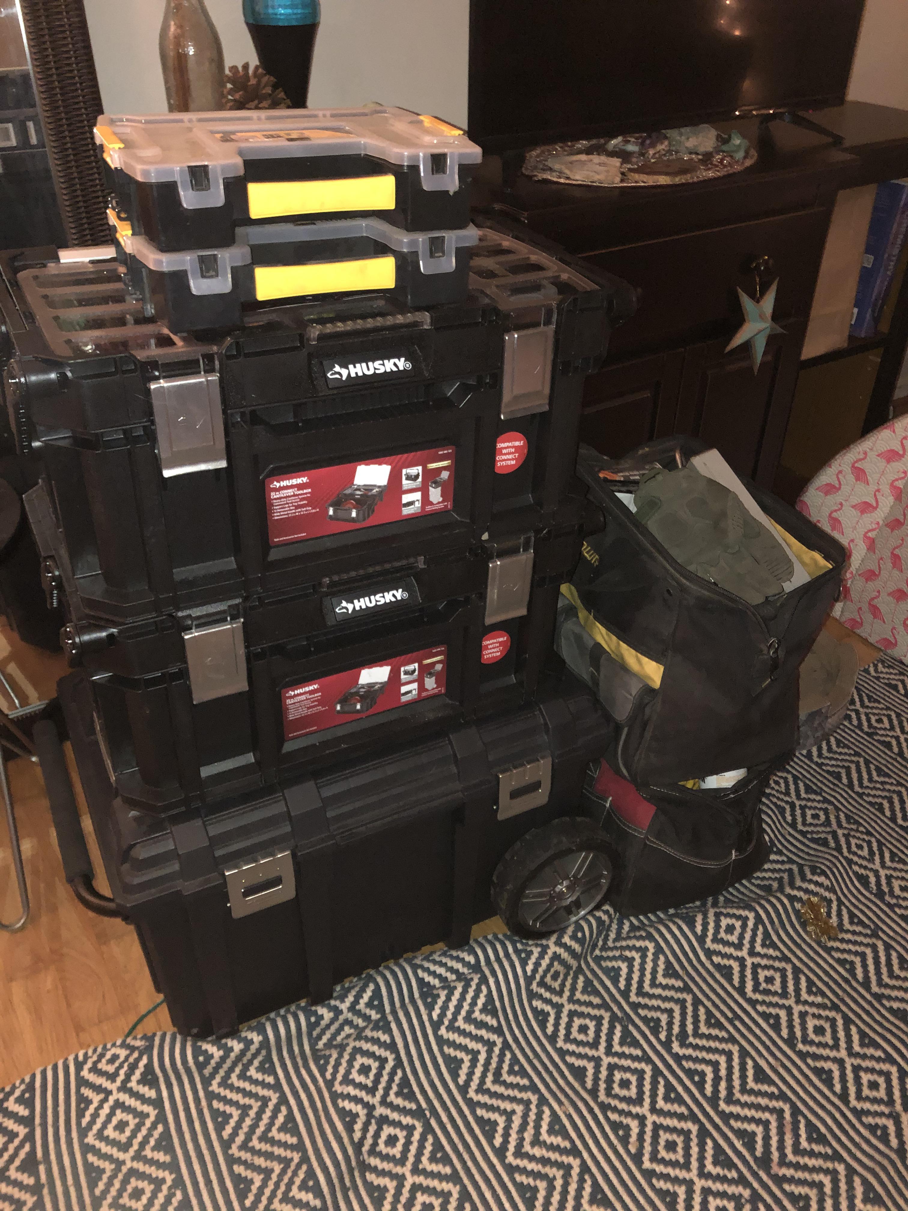 Moving and having to figure out how to move my tools around in a