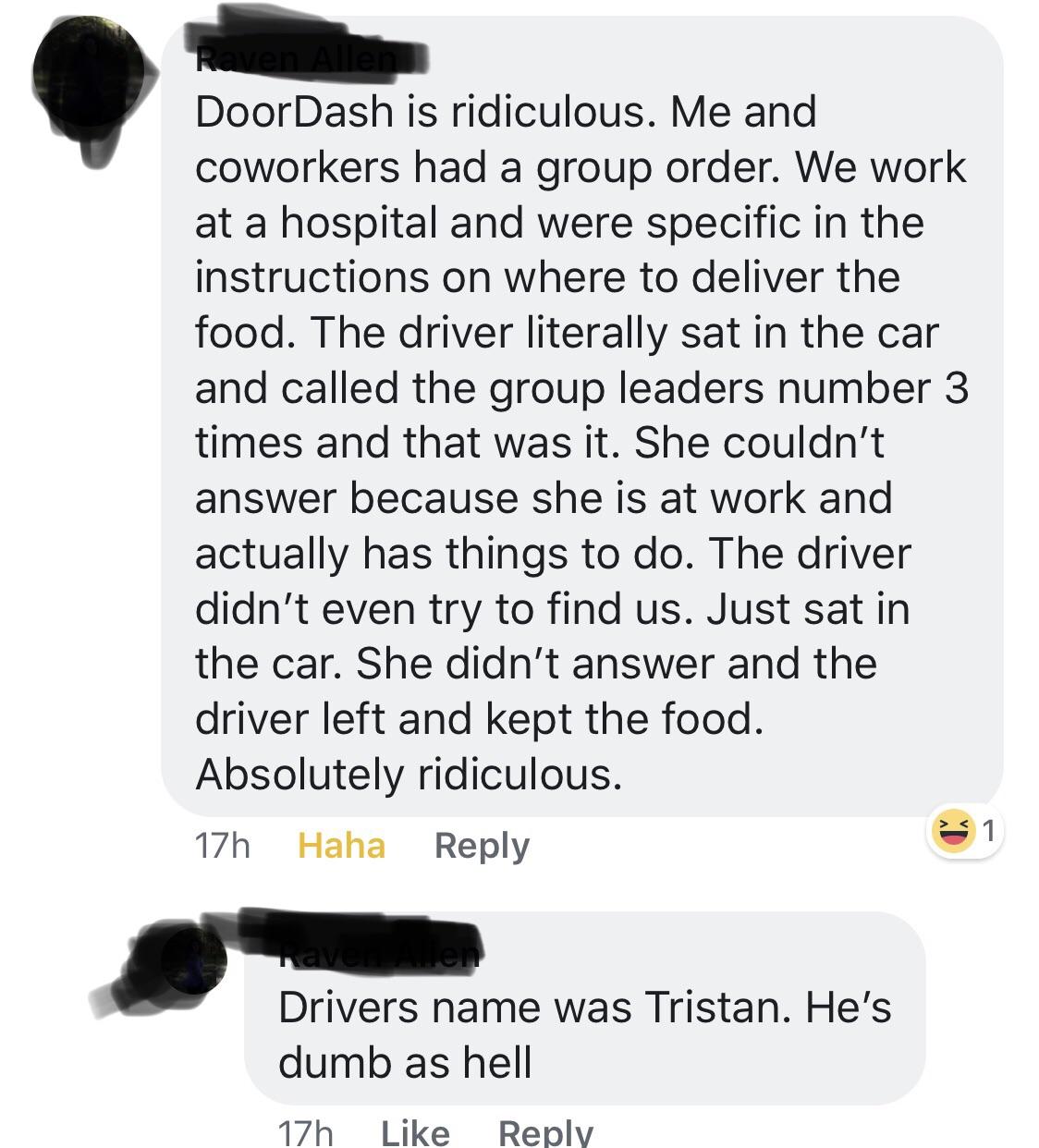 Tristan??? Are you in here if so..Good job!!! Haha r/doordash