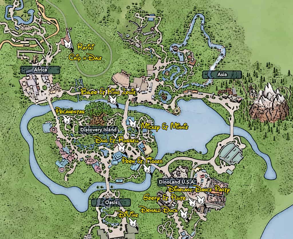 [Resort] Character Meet &amp, Greet 2014 DisneyMaps