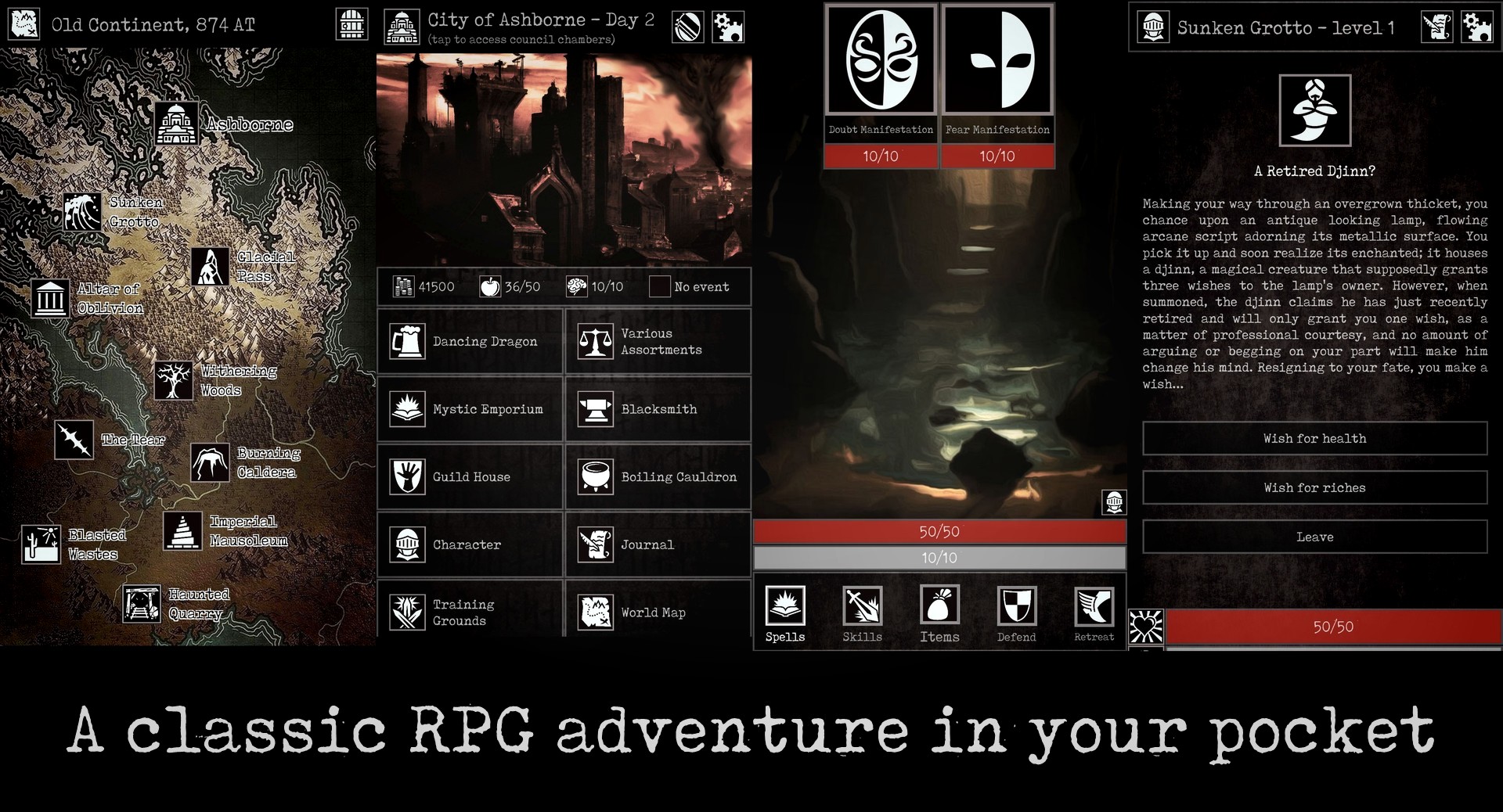 Grim Quest Old School RPG 1.5.0 Artwork Update r/iosgaming