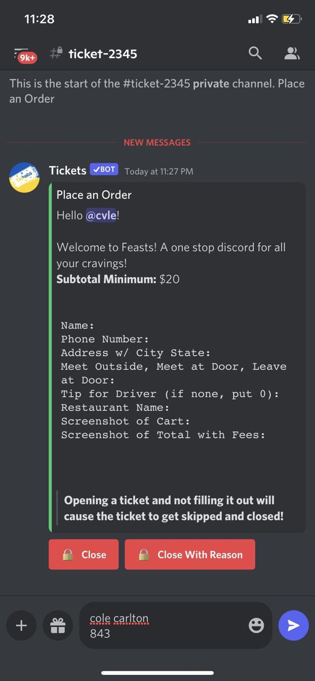 Uber eats method 15 for discord aswell as other methods r/methods