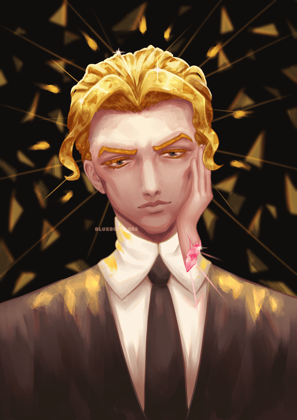 [Fanart] Gem Kira (jojo x houseki no kuni) (art by me) r