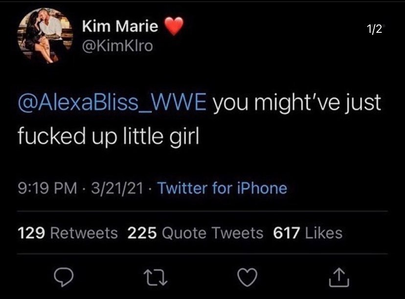 Alexa Bliss vs Kim Orton at Wrestlemania confirmed r/Wrasslin