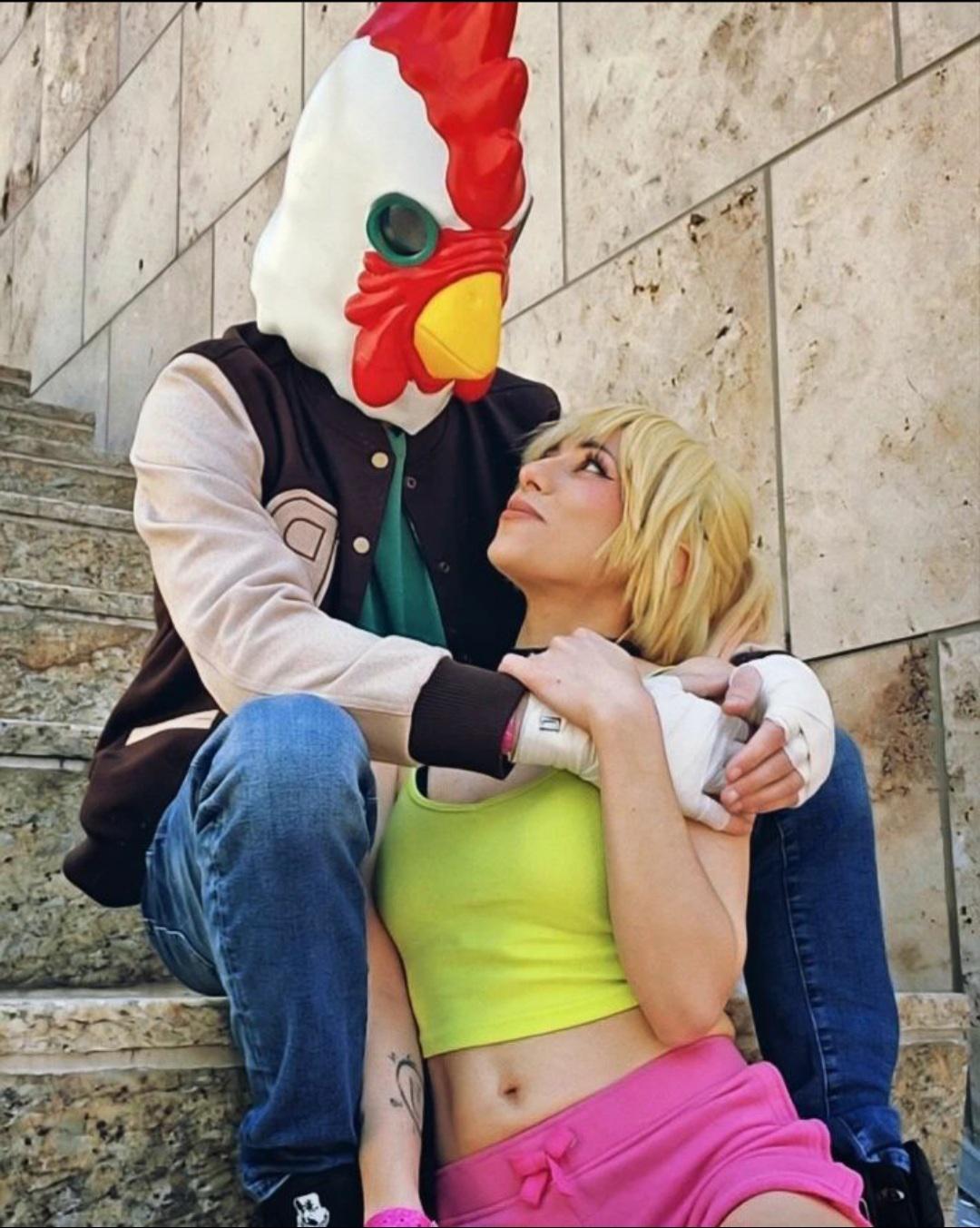 Jacket and Girlfriend (cosplay by me and my partner) r/HotlineMiami