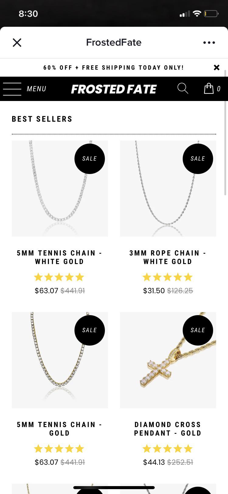 Frosted Fate TikTok Ad r/Scams