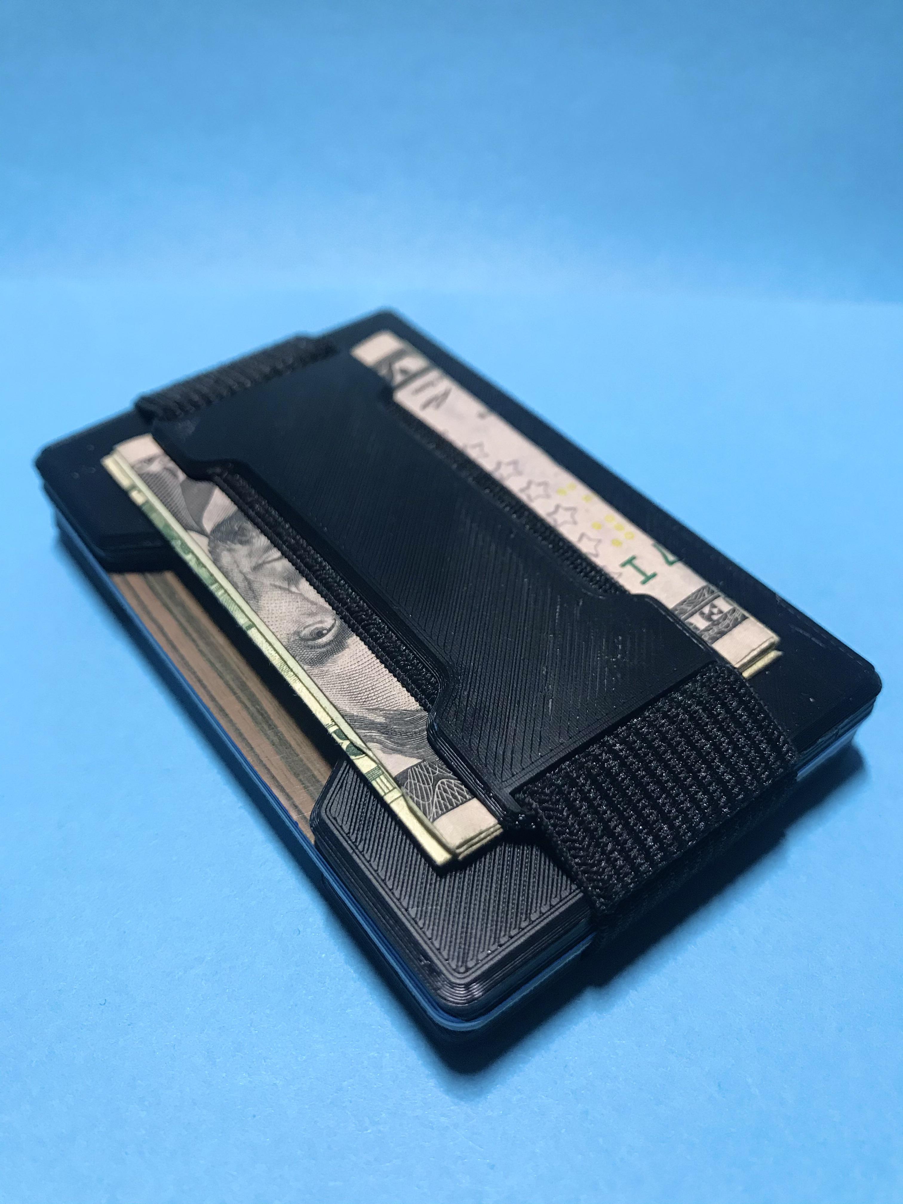 New redesigned version of the minimalist wallet. Now with a polyester