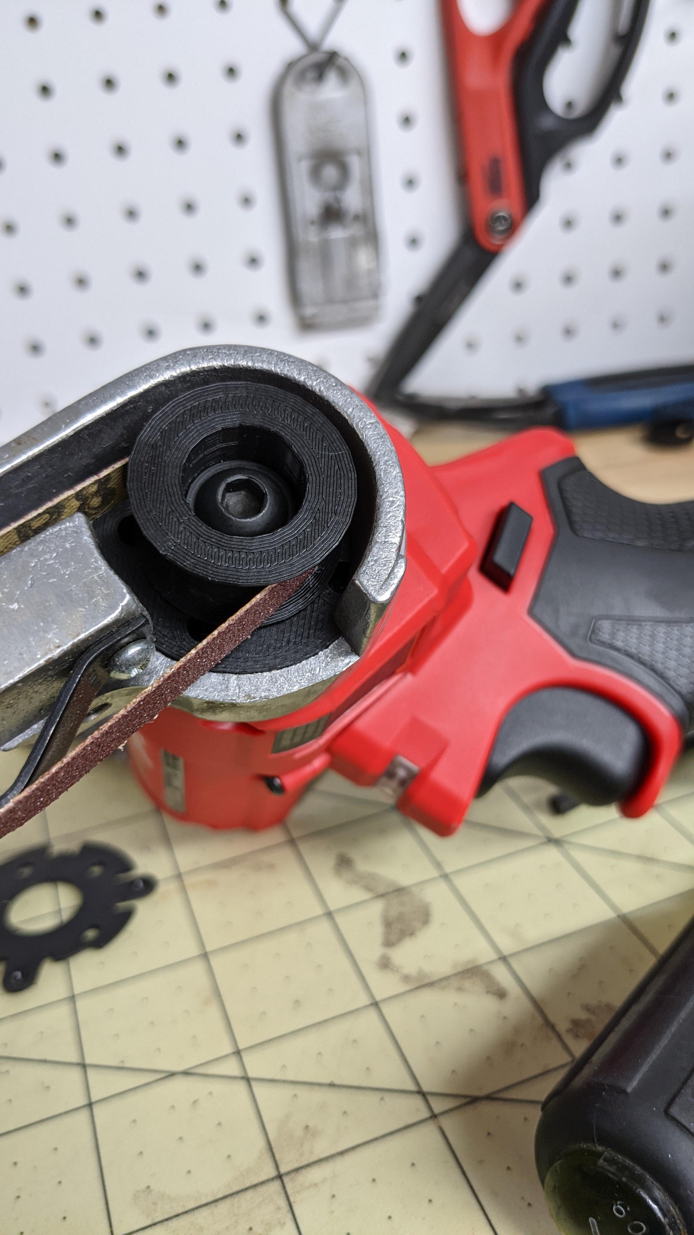 Milwaukee M12 with harbor freight air sander. r/functionalprint
