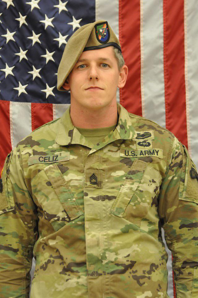 Never Army Ranger Sgt. 1st Class Christopher Celiz, 32, killed in action on July 12, 2018
