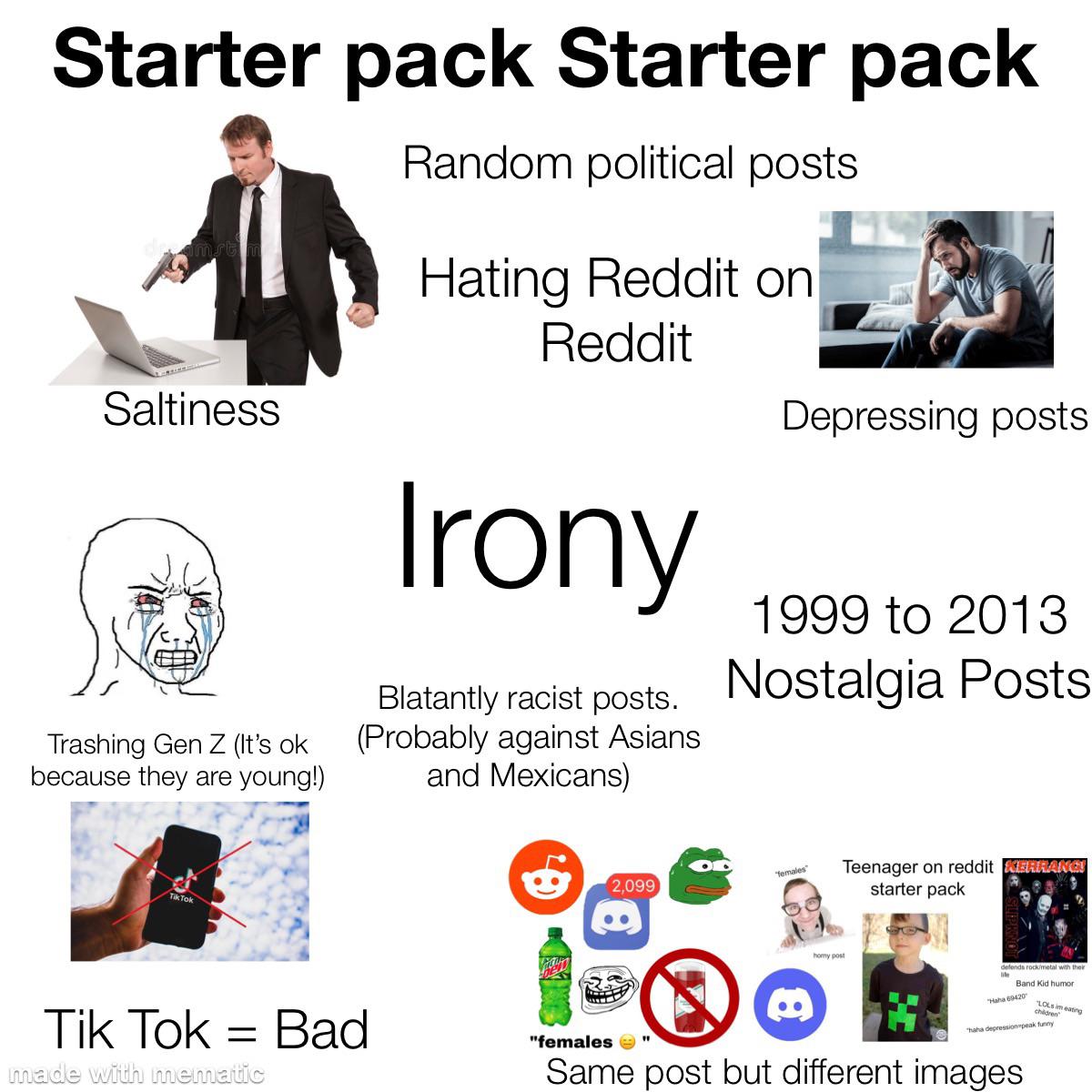 Starter Pack Starter Pack r/starterpacks