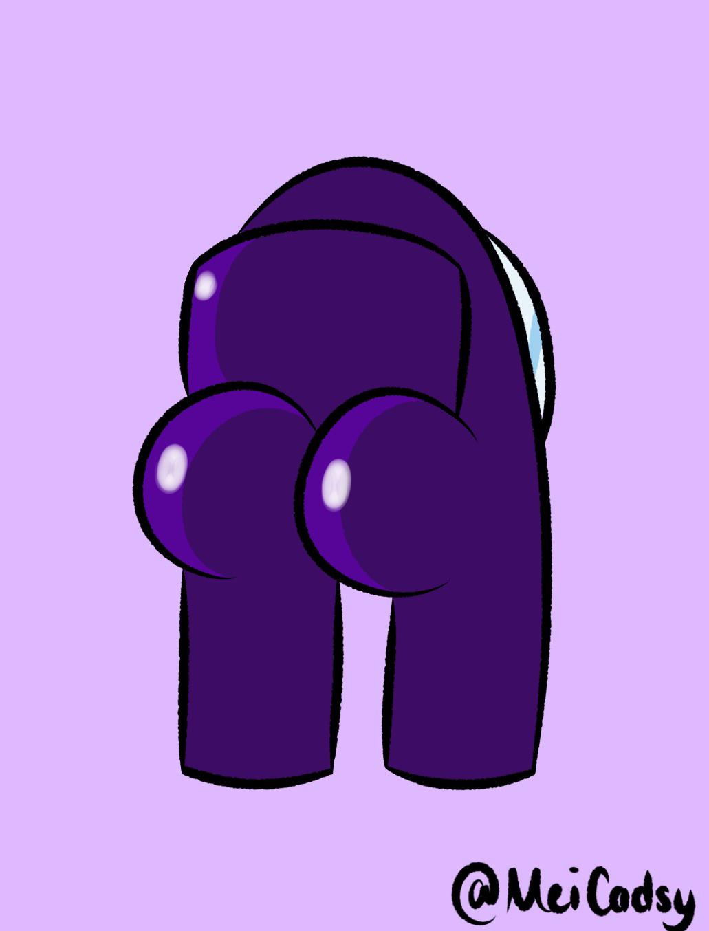 Thicc purple (Art byMeiCadsy twitter). AmongUs