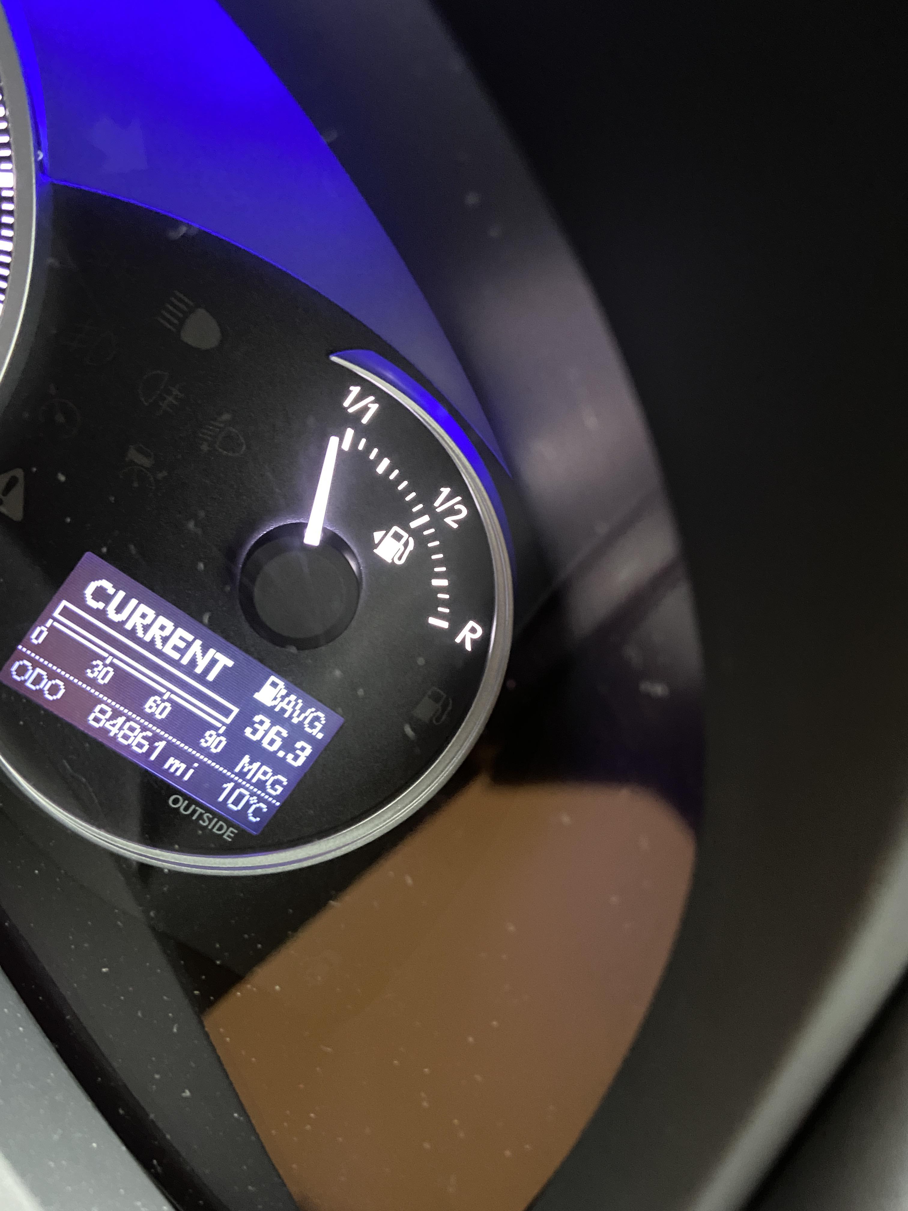 It was getting 30mpg before I cleaned the maf sensor and it improved it