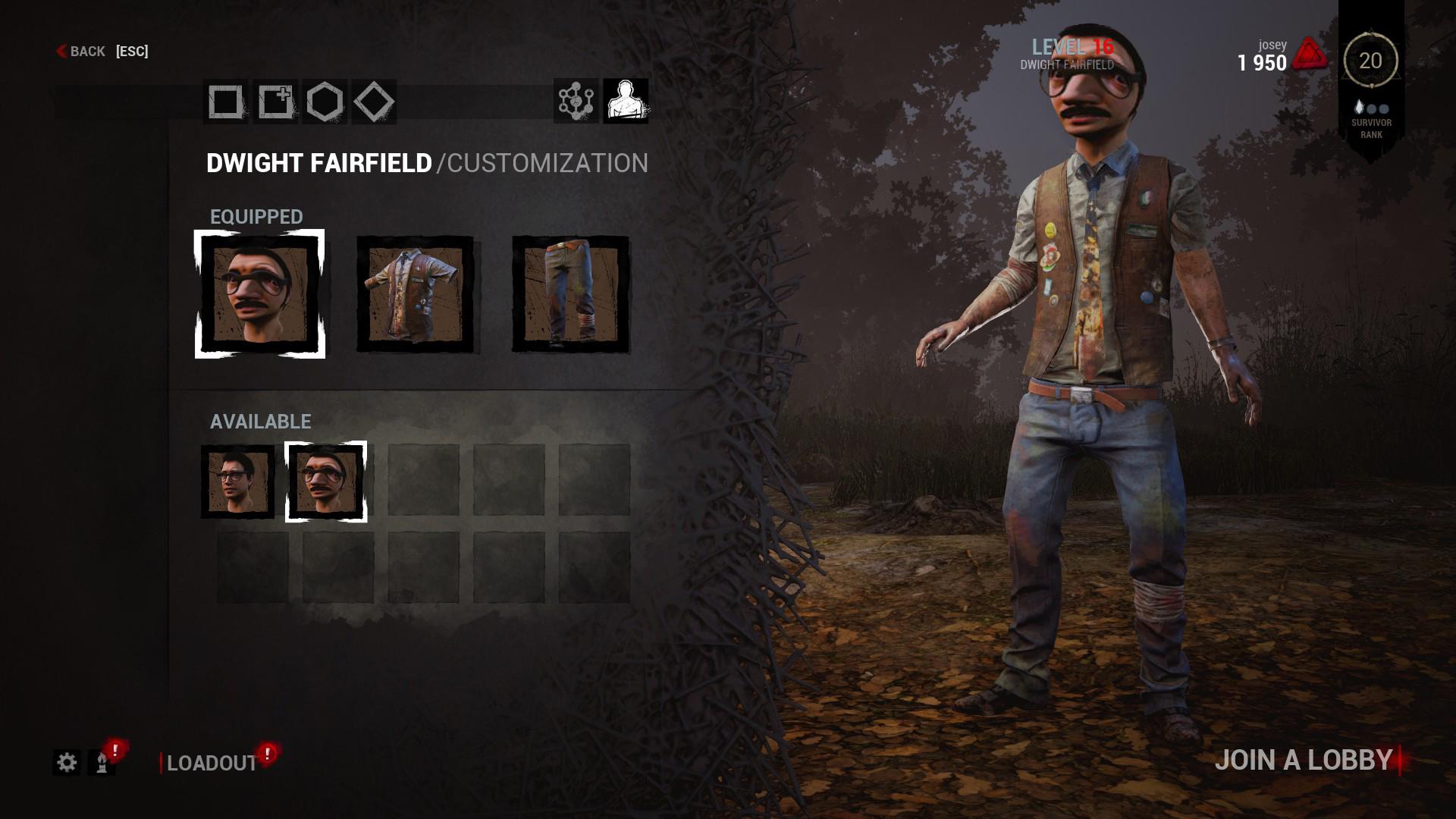Seems like Dwight has a new head skin... [JOKING BTW] deadbydaylight