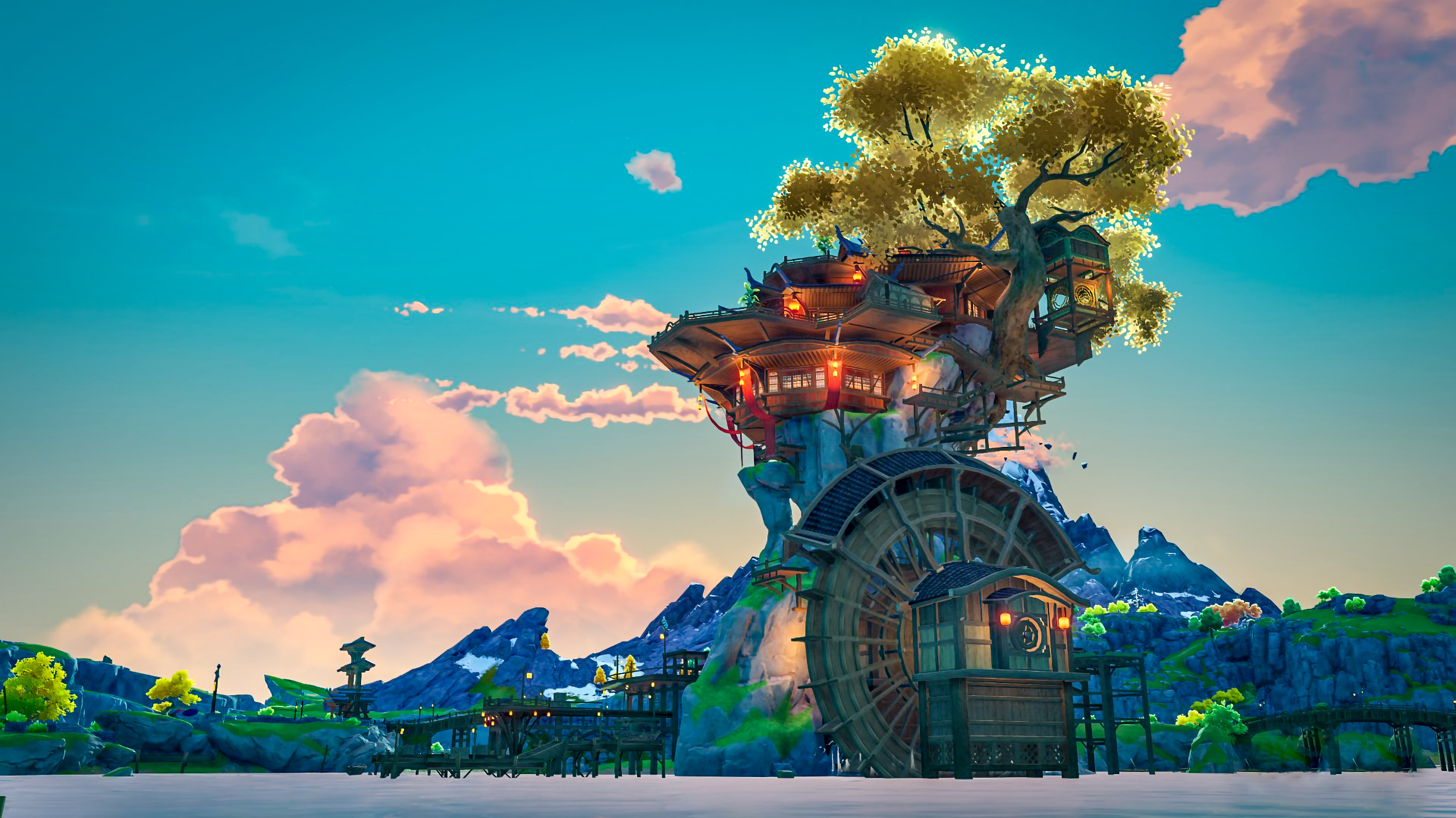 Wangshu Inn [3841×2159] r/Genshin_Wallpaper