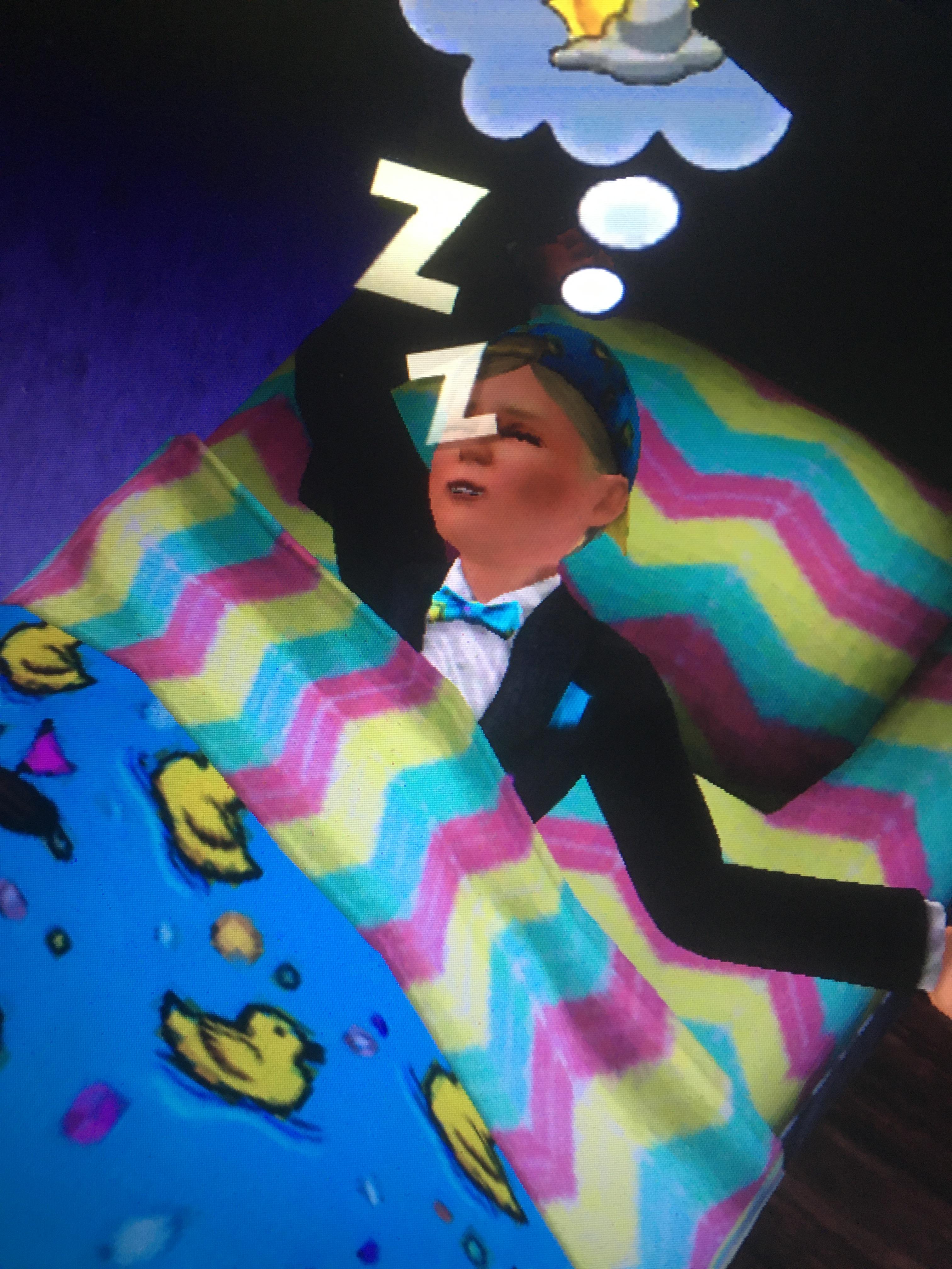 I just started playing ts3 and noticed that sims roll in their sleep, this is so cool ts4 could