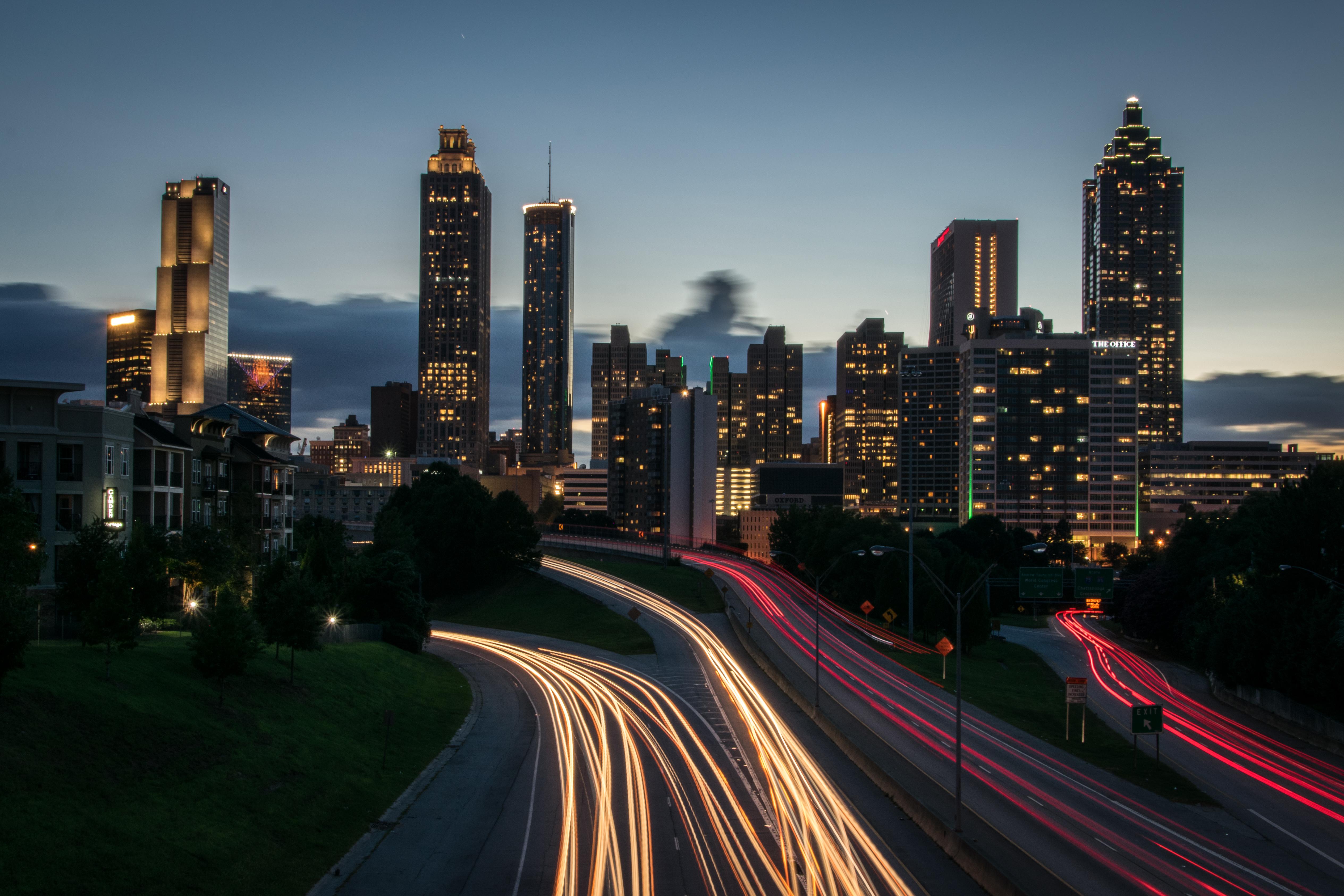 Atlanta at Sunset [OC] [5058x3372] CityPorn