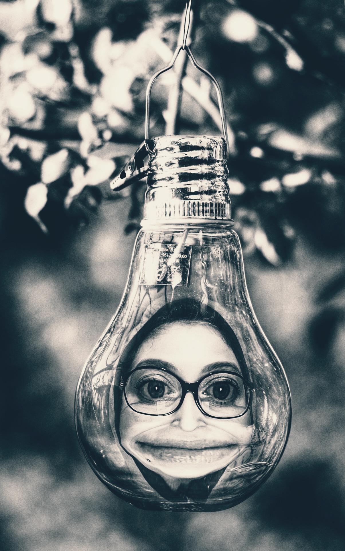 double exposure with a funny face effect r/snapseed