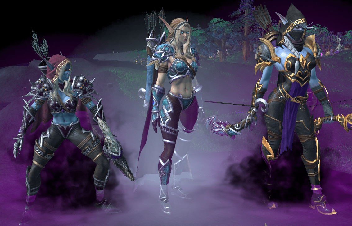 Undead Sylvanas got the nelf archer treatment warcraft3