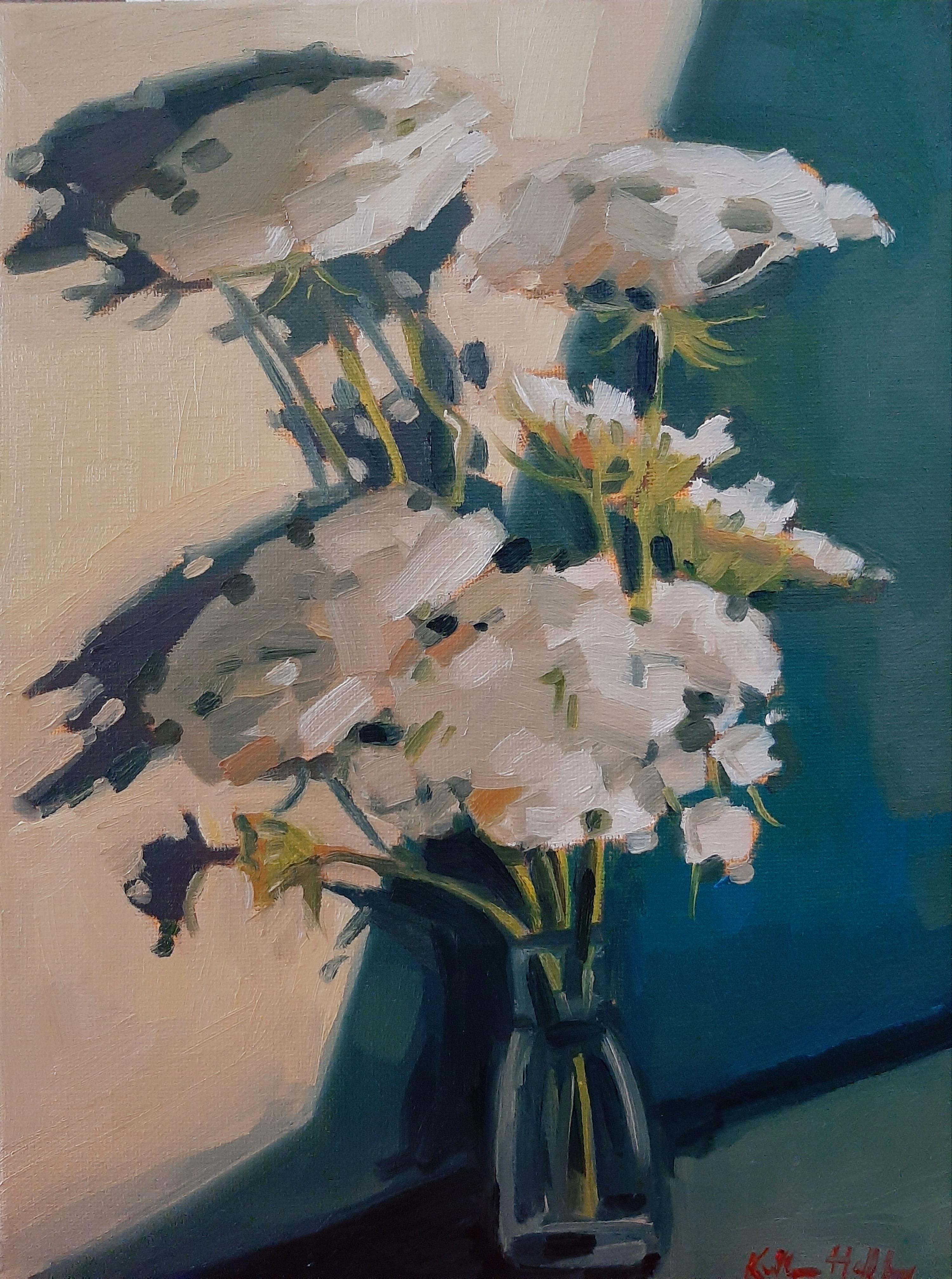 Queen Ann's Lace loose oil painting study r/painting