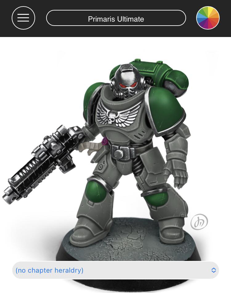 Need help with my Dark Angels successors. It looks fine here but comes