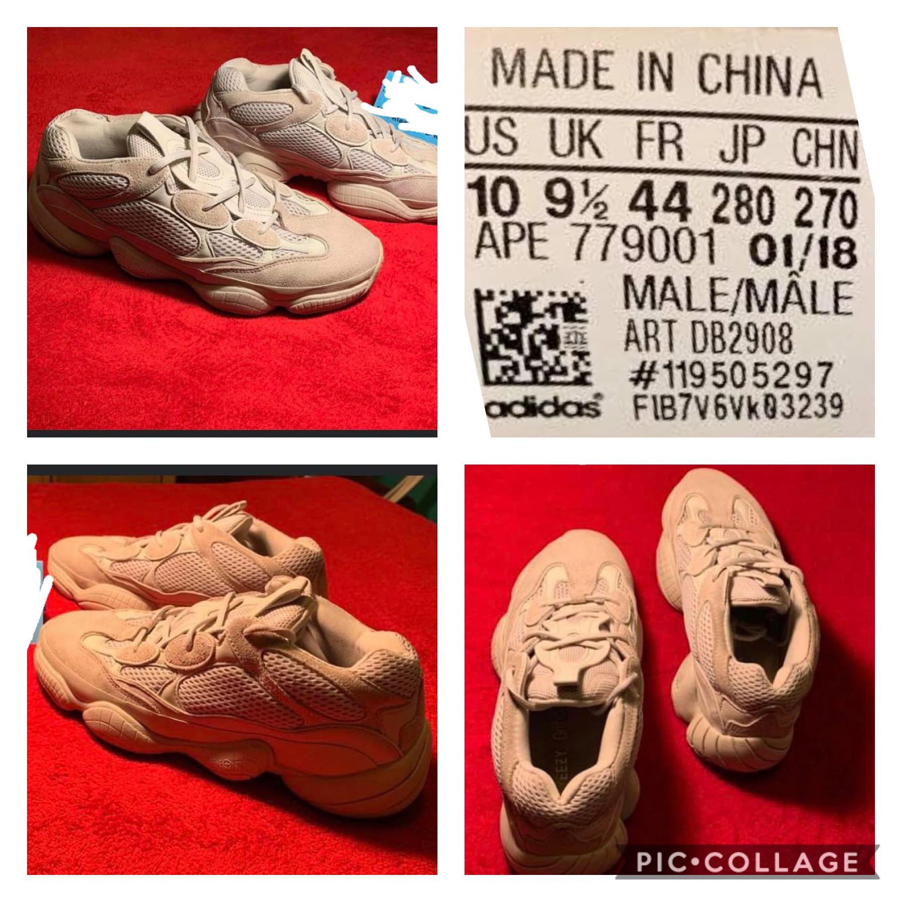 Yeezy blush 500 Legit Check please r/LegitCheck
