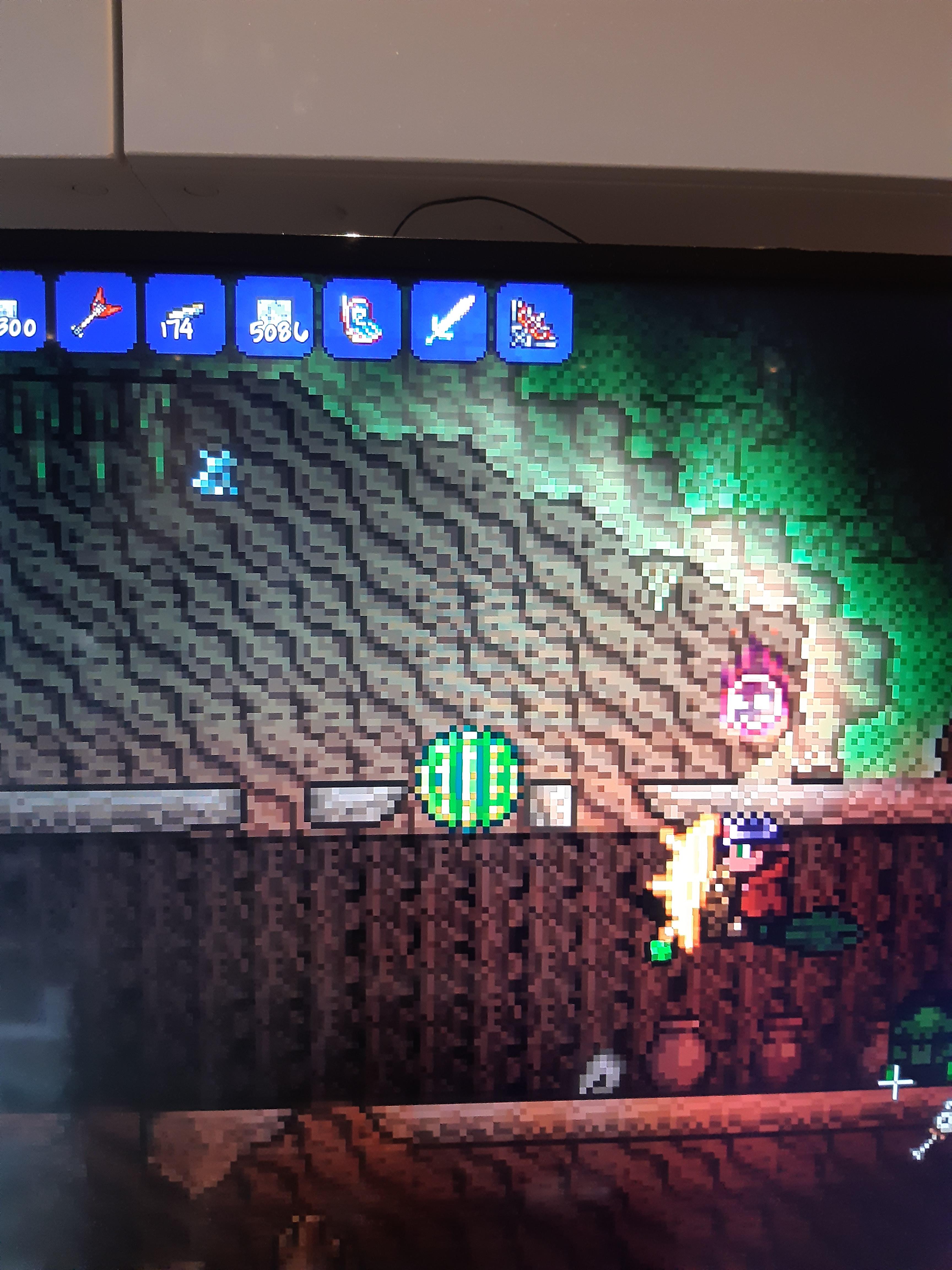 Floating cactus boulder r/Terraria