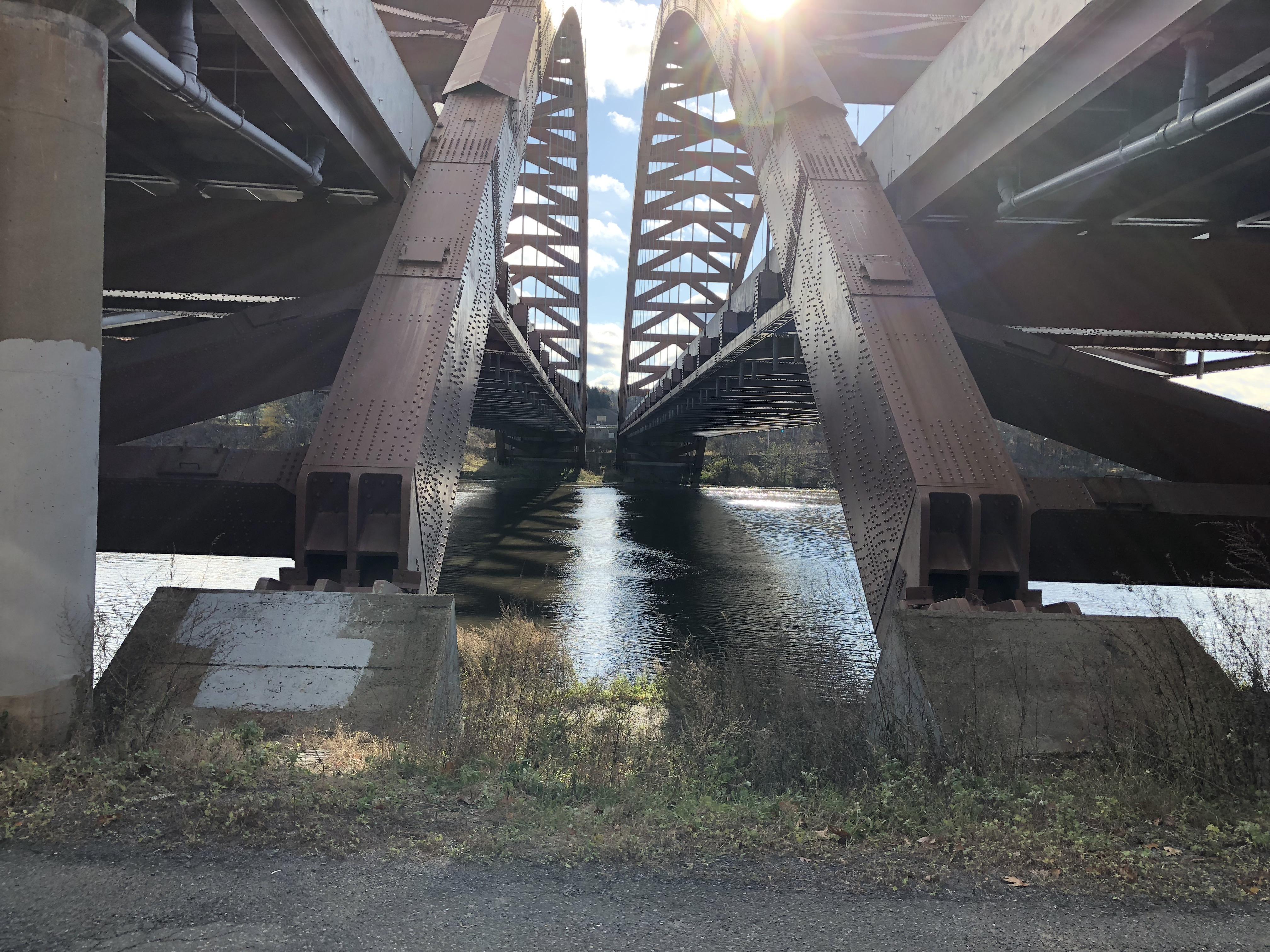 Under the Twin Bridges, I87 NY r/bridgeporn