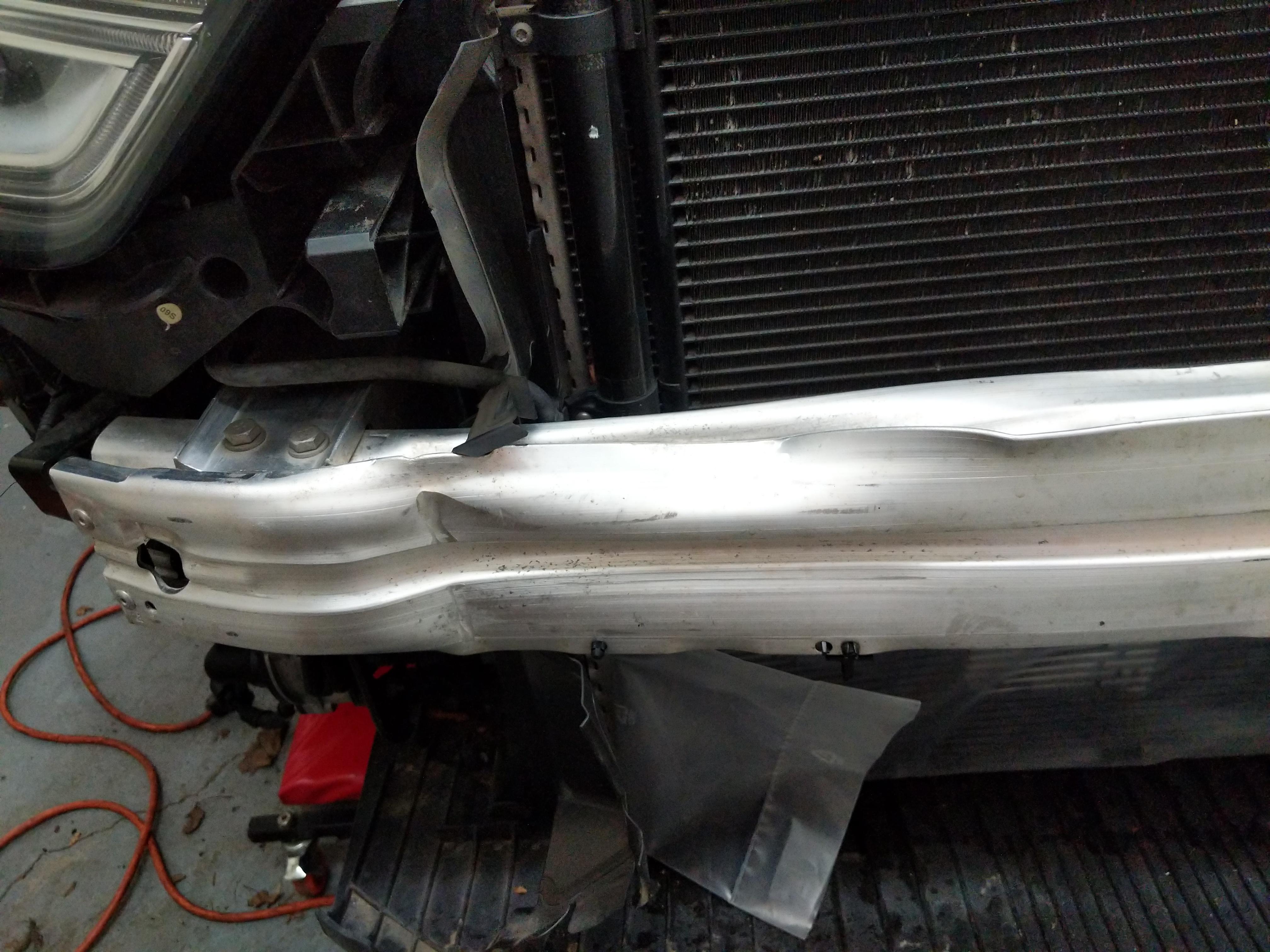 The "crash bar" on my Audi S4 already looks crashed even though that's