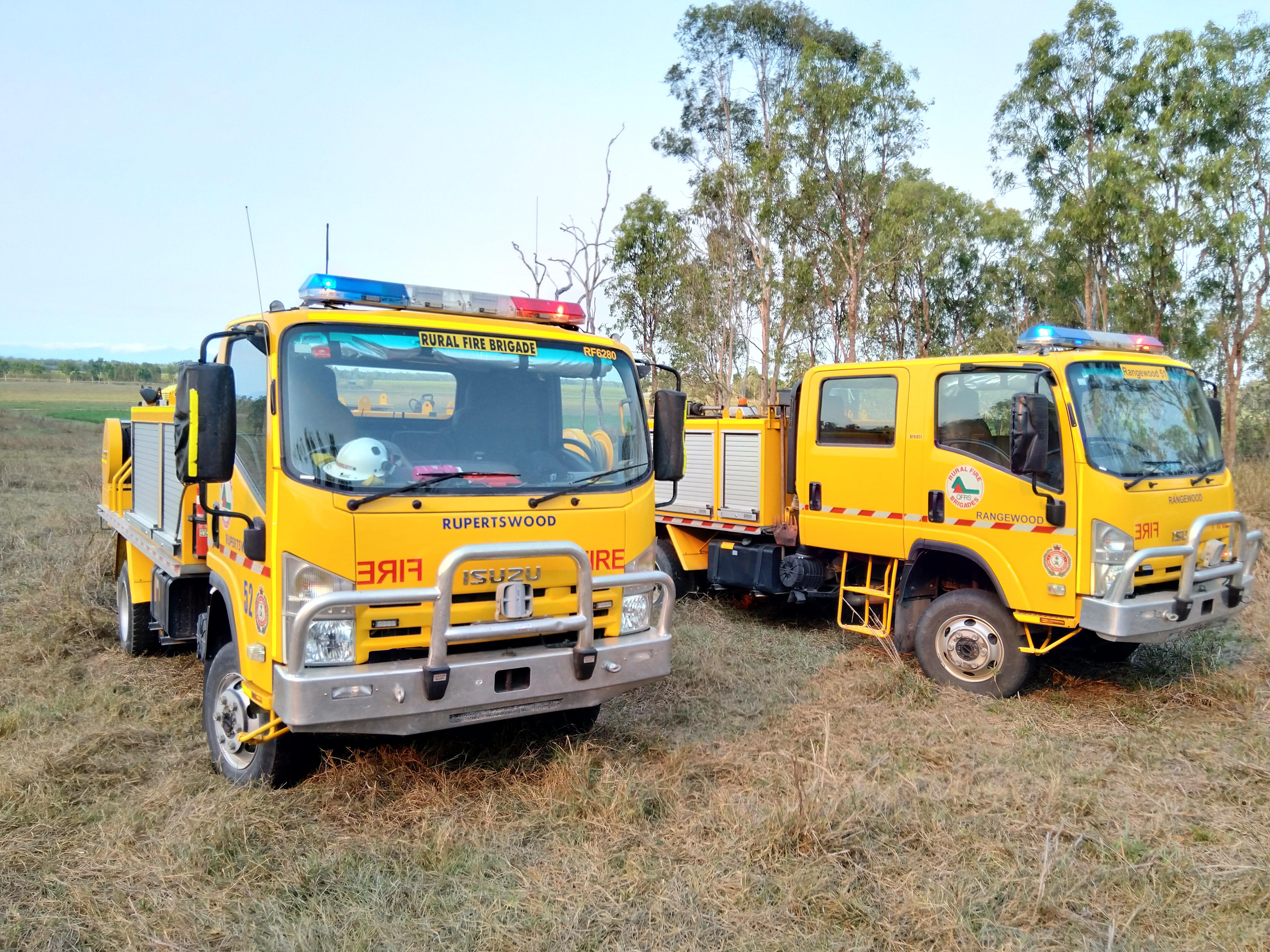 We've had the NSW volunteer, here are some QLD rural Fire trucks r