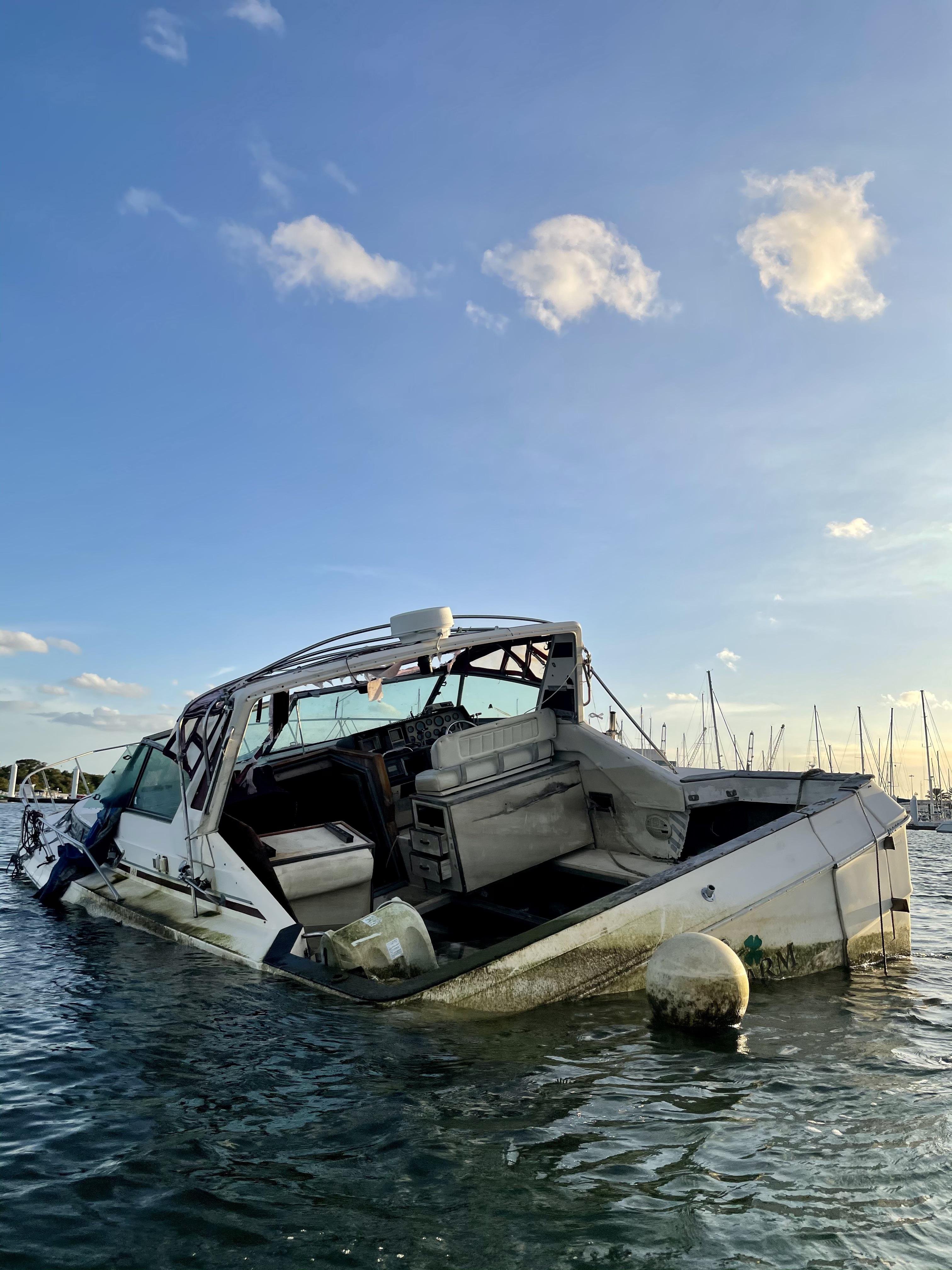 Abandoned boat West Palm Beach, Florida r/AbandonedPorn