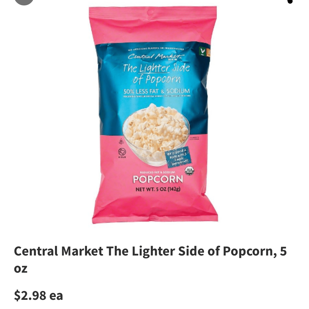 Where did the central market popcorn go? r/HEB
