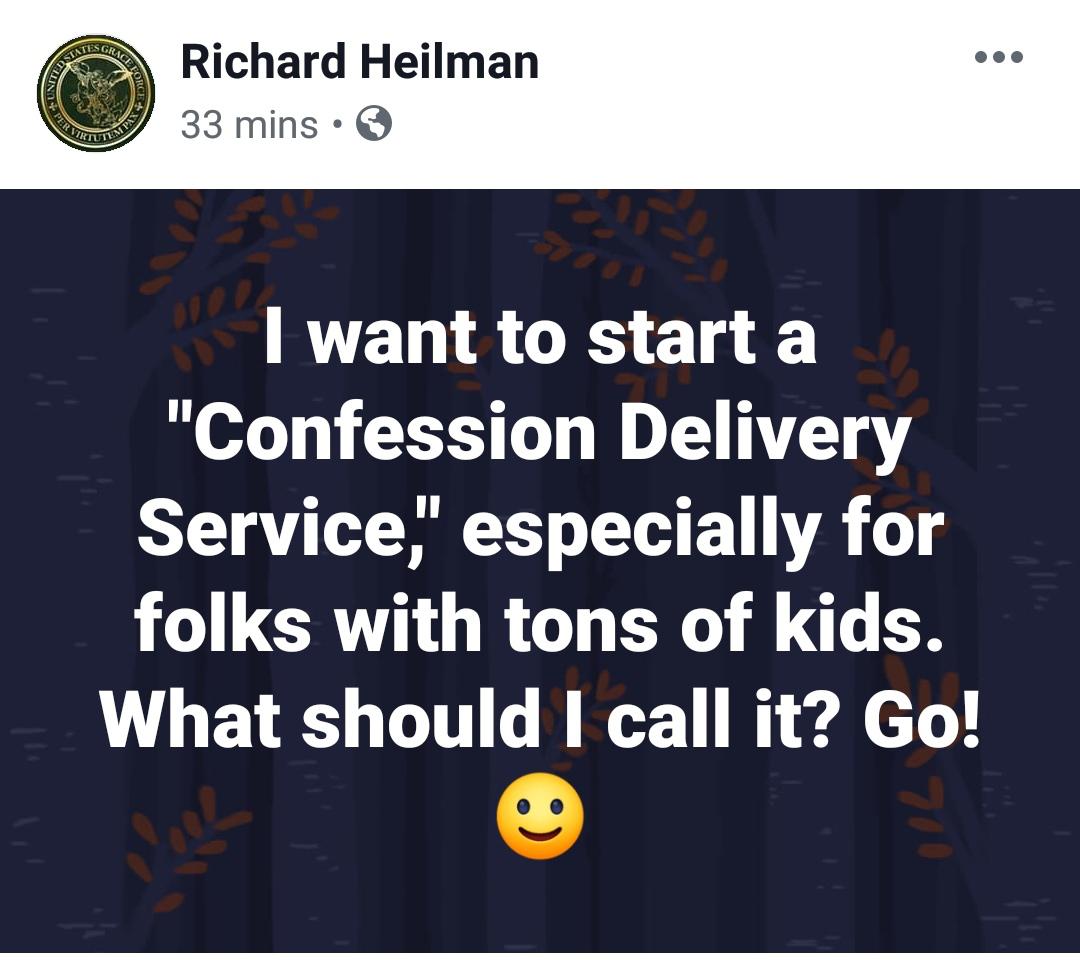 Help Fr. Heilman come up with an awesome ministry name! Catholicism