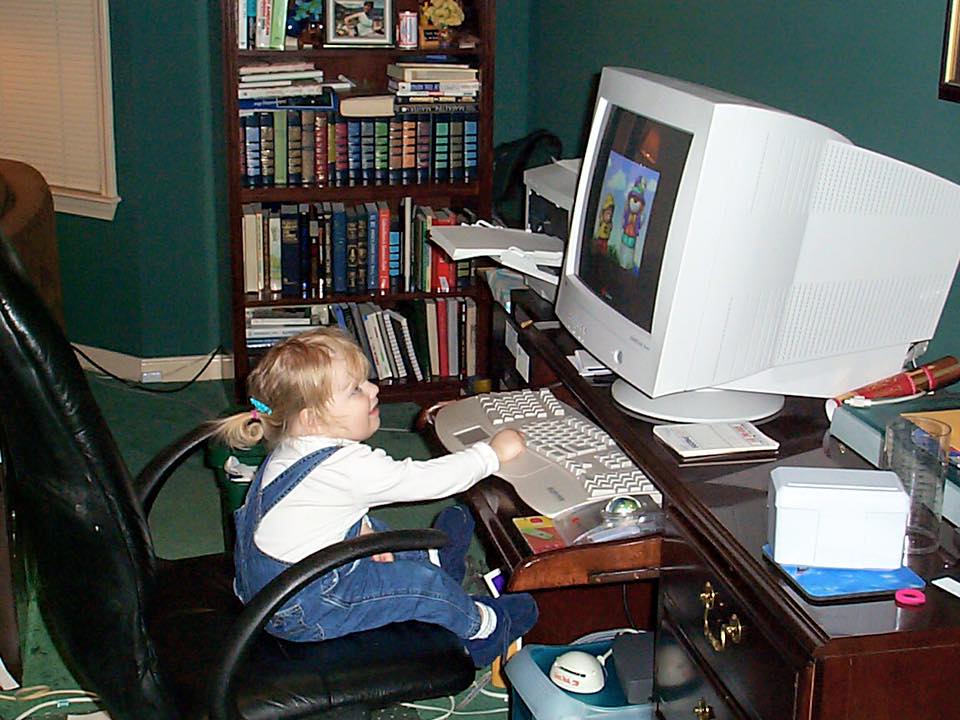 Remember when standard desktop computers were bigger than you? r