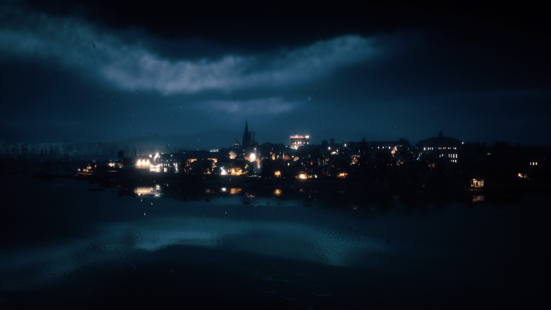 Saint Denis at night r/RDR2