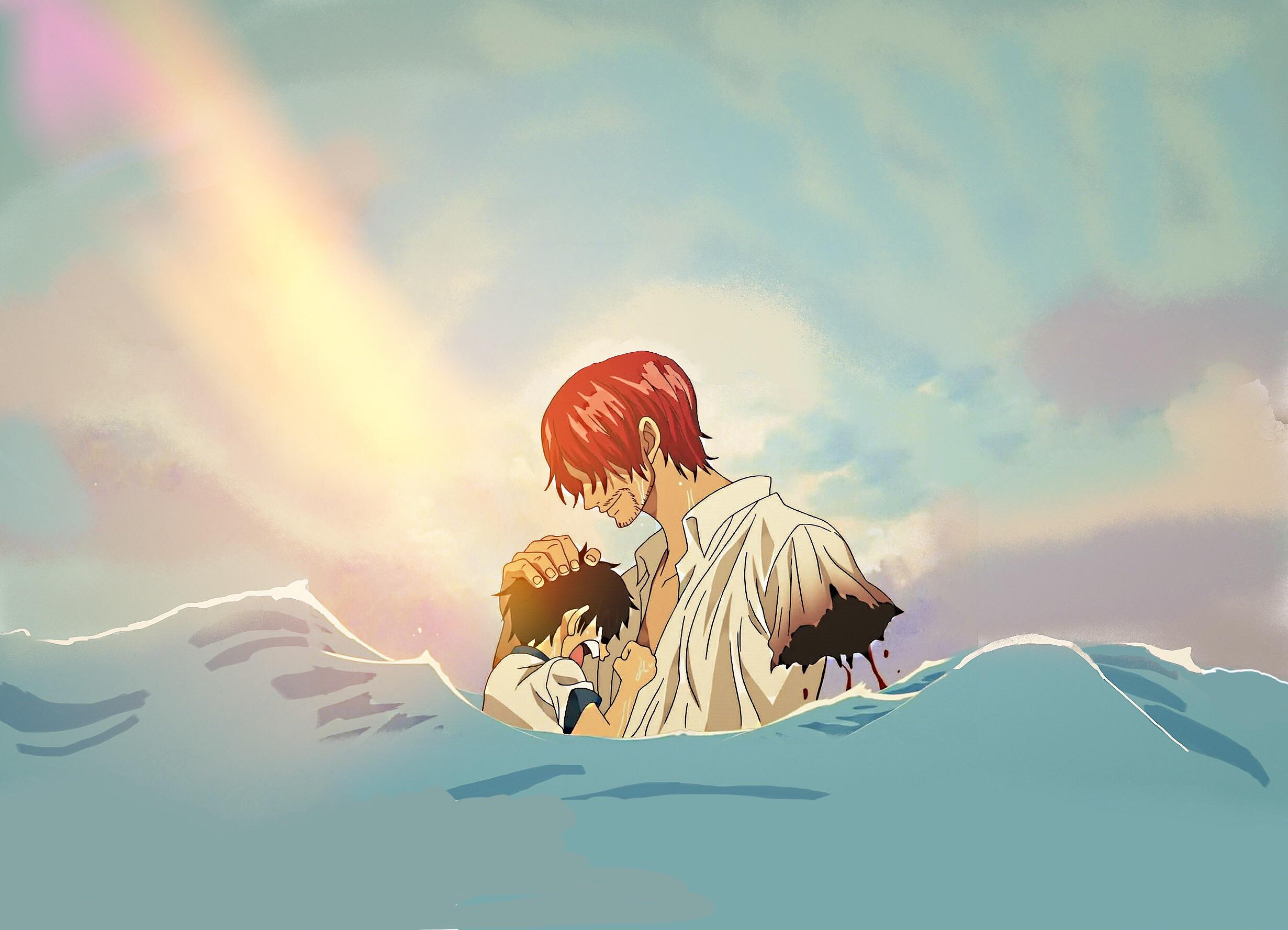 One Piece Wallpaper Shanks And Luffy