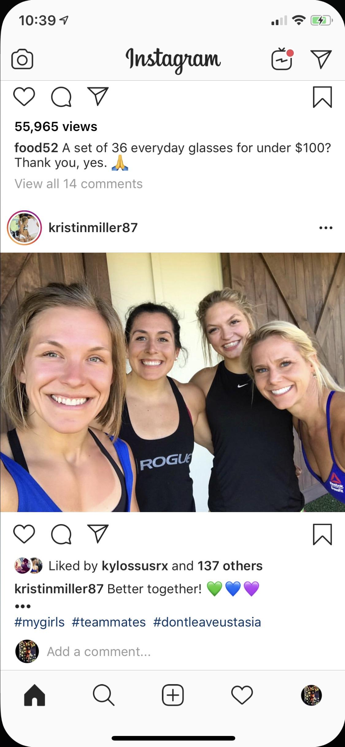 Is Tasia going Indy rather than team? Check out the hashtags... r/crossfit