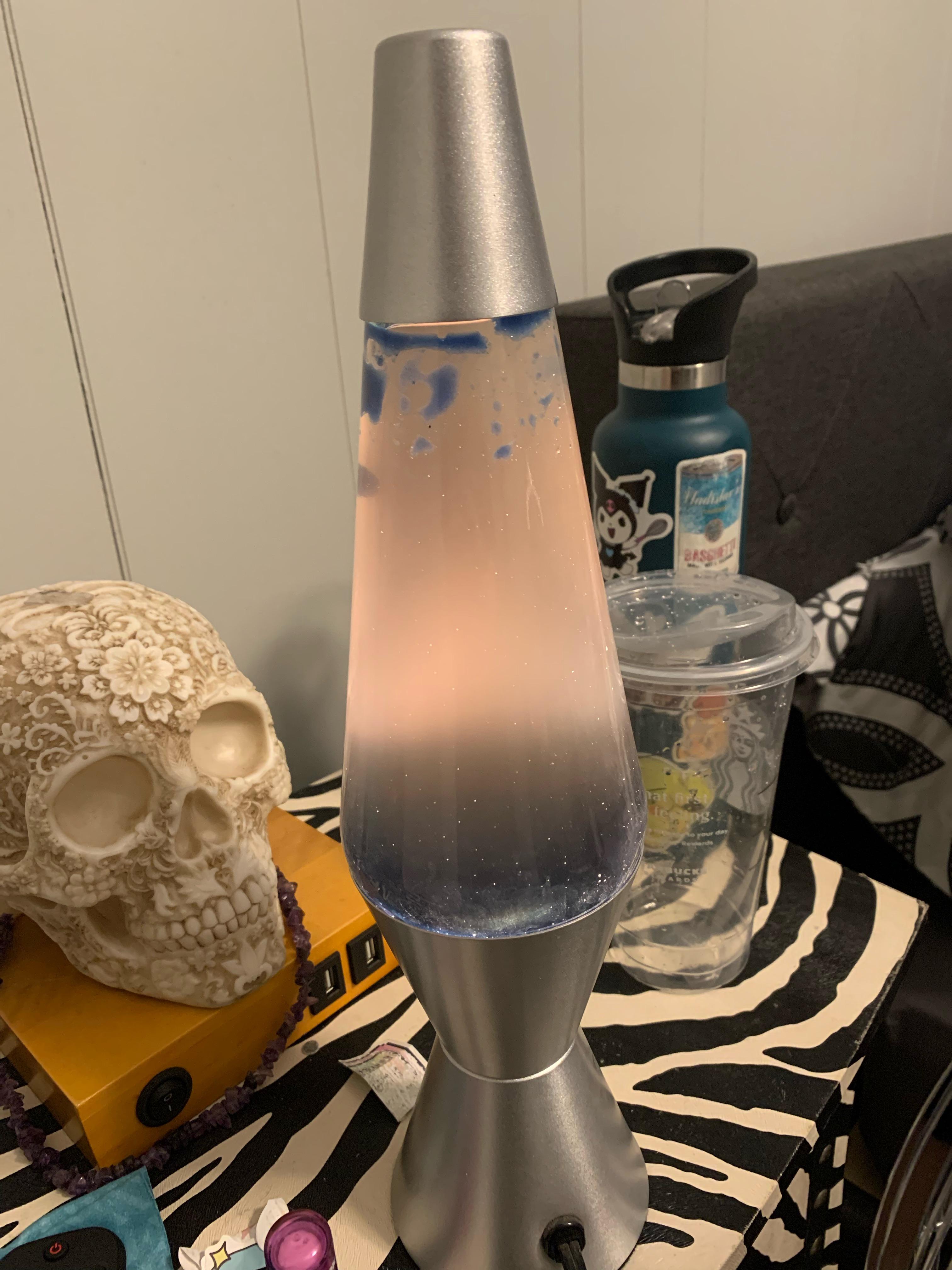 Just got this insanely cloudy lava lamp from Goodwill. How can I fix it