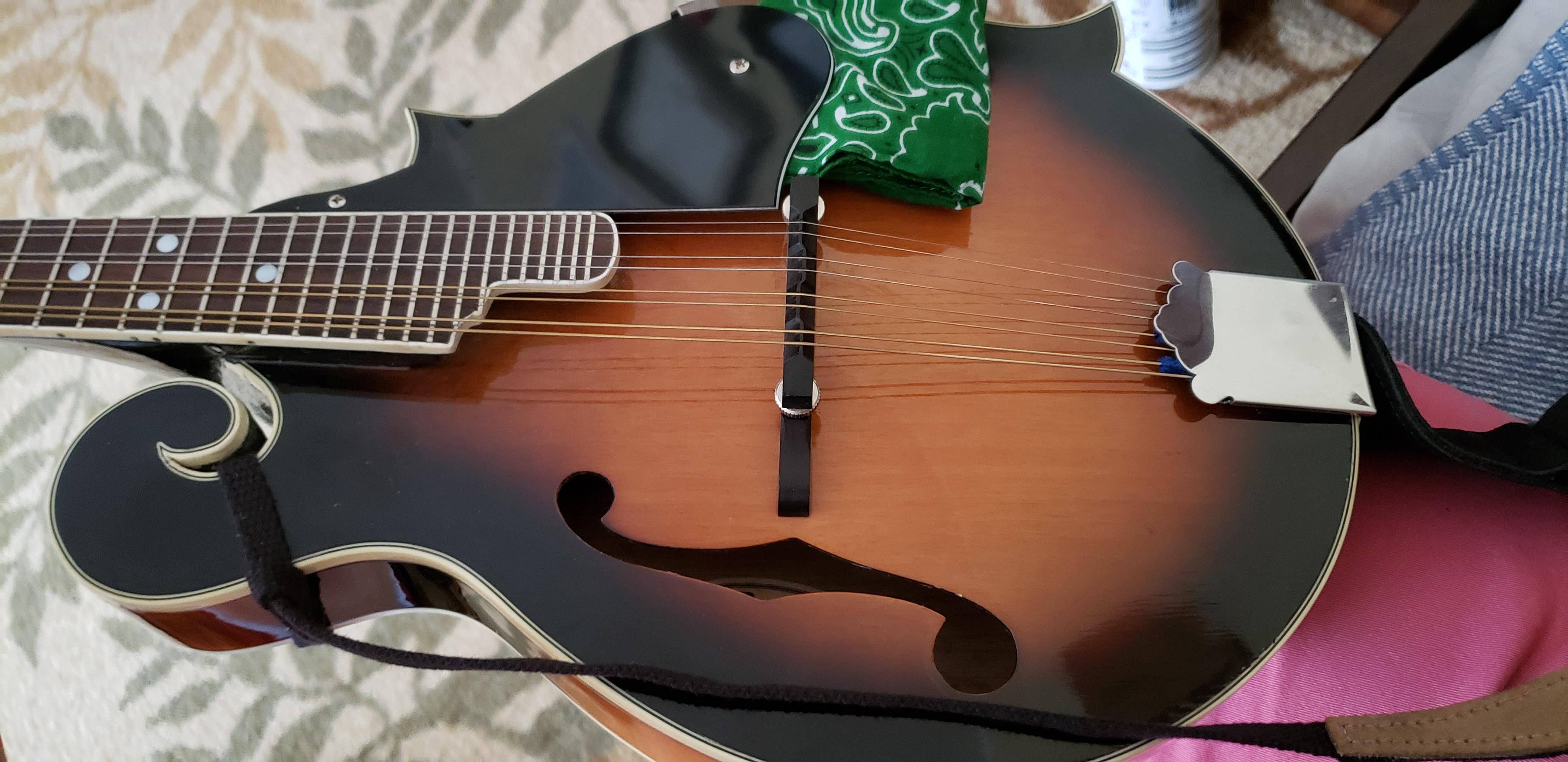 Just a quick question, is this an okay way to put a strap on a mandolin