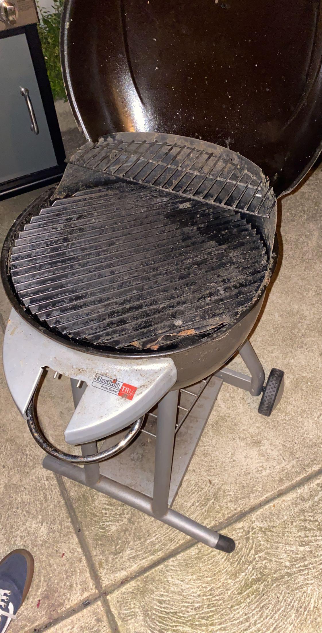I just found this char broil electric grill on the street, but it’s