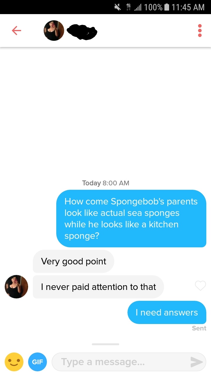 Her Bio said Any Questions just ask... I don't think she knows the