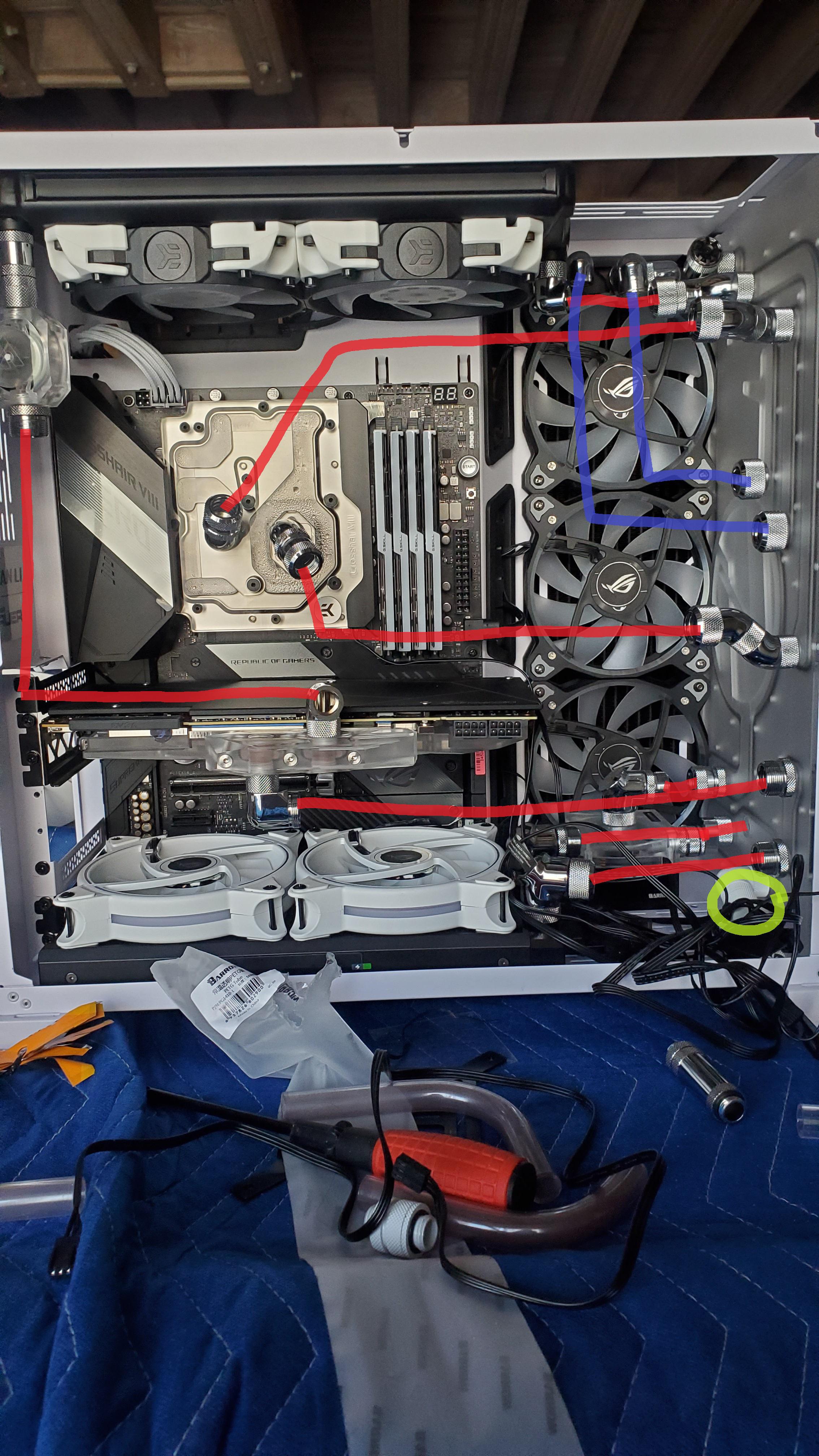 Where to fit a second drain valve to make draining easier? r/watercooling