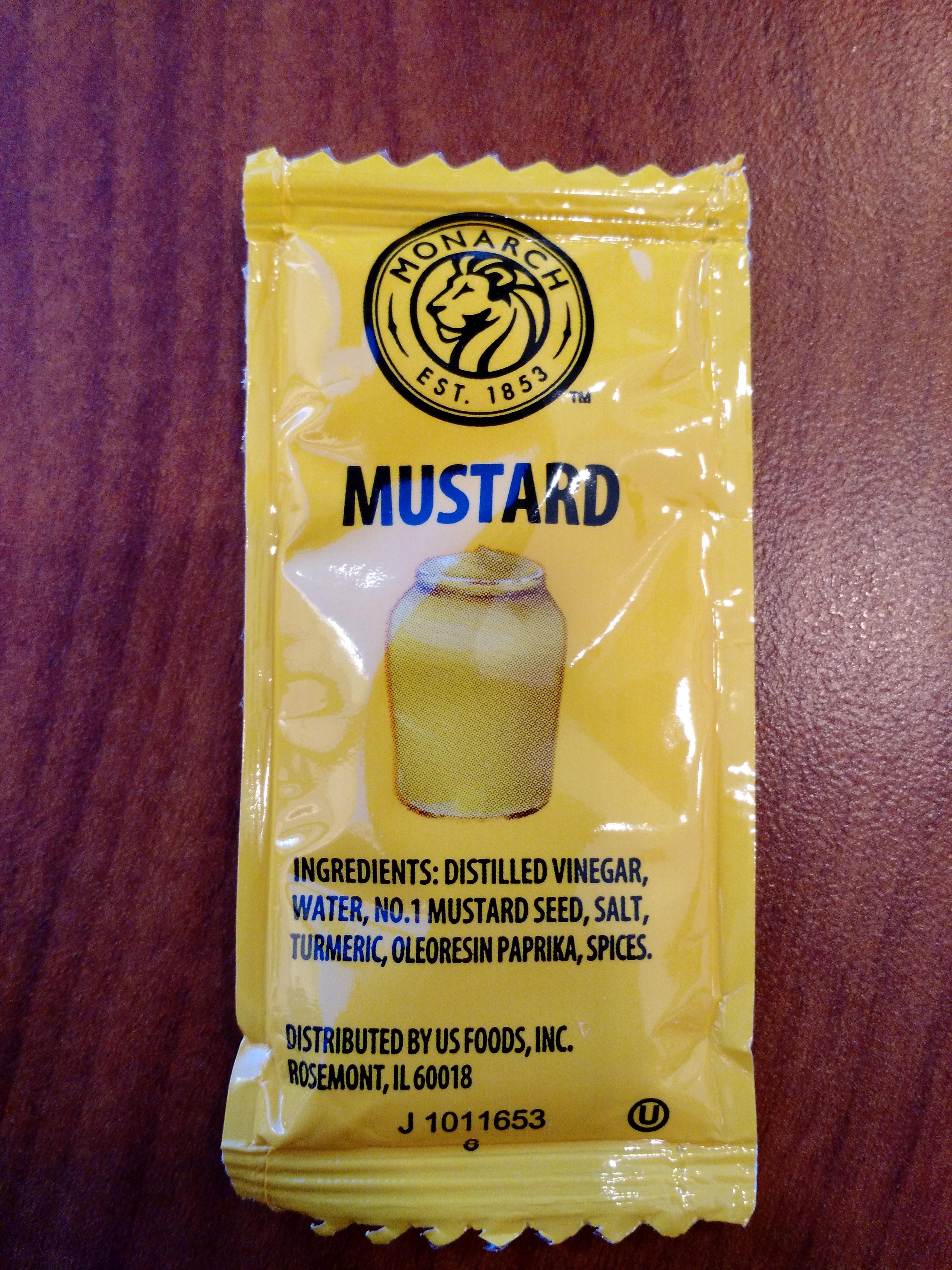 Monarch Mustard r/condimentpackets