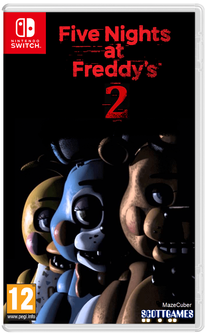 Five Nights at Freddy's 2 Switch Box Art By Me r/fivenightsatfreddys